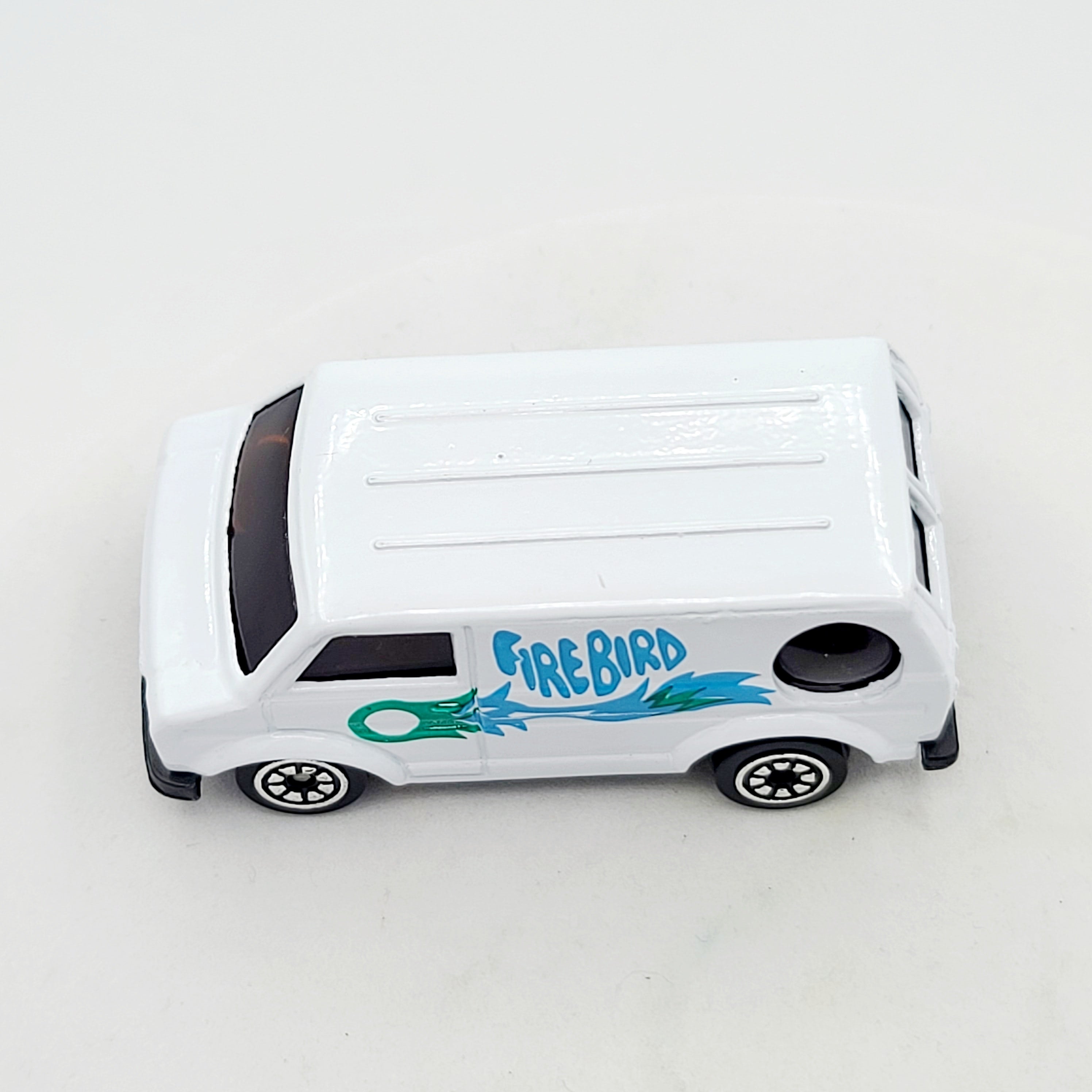 Unbranded/East West Distributing Co - Bedford Van "Firebird" - Approx. 1:64, White (1980s Speed Wheels)