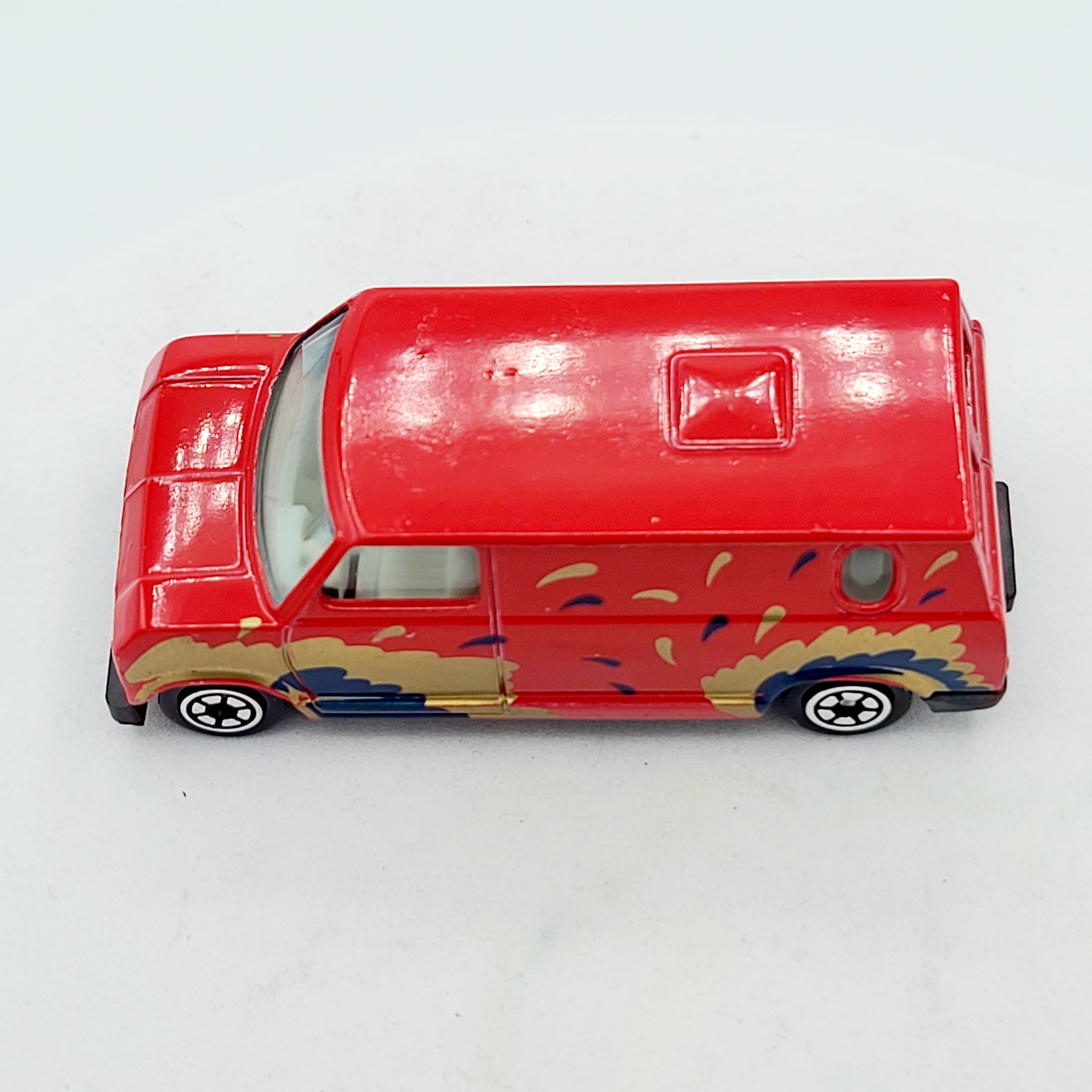 Yatming Ford Econoline Van No. 1501 - Approx. 1:64, Red
