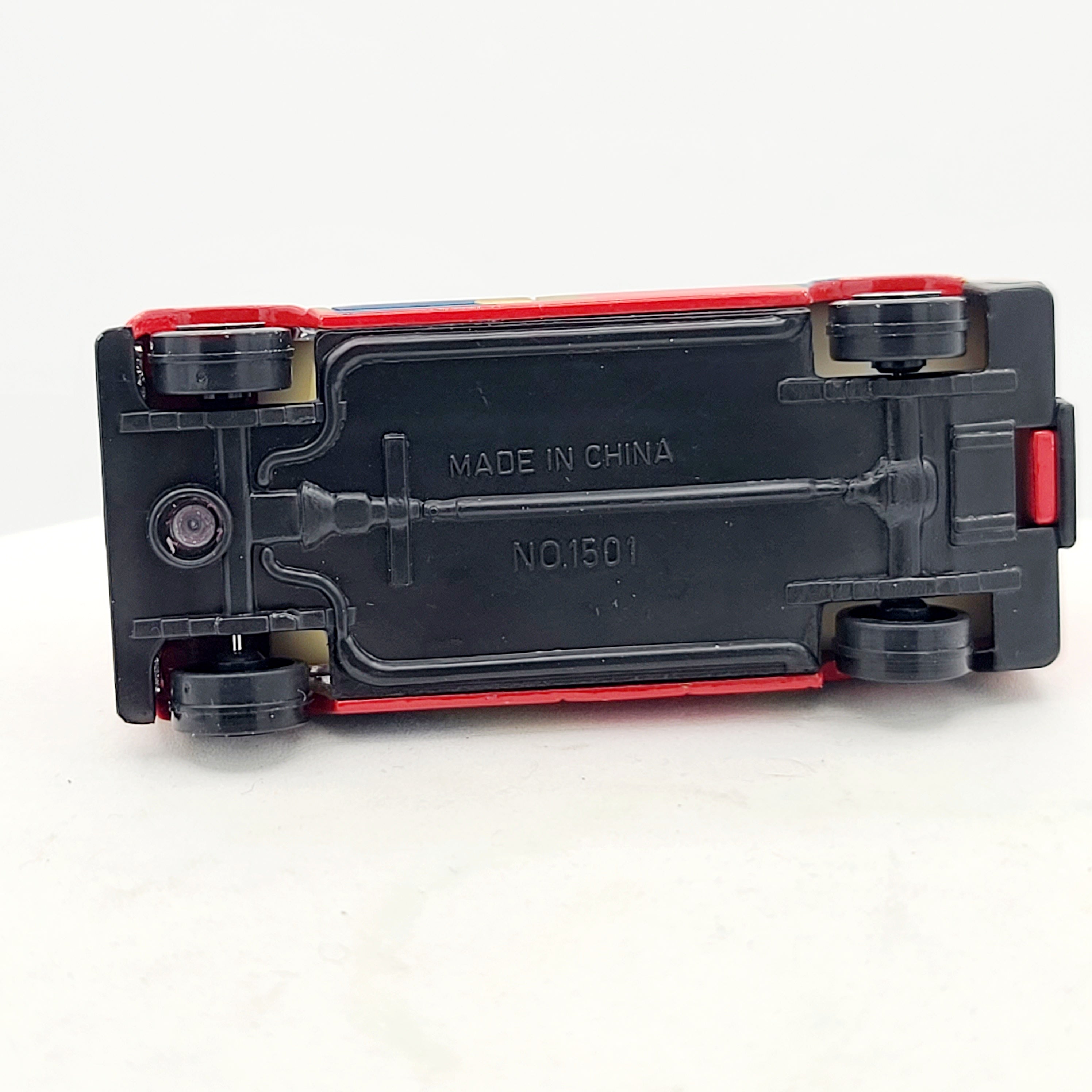 Yatming Ford Econoline Van No. 1501 - Approx. 1:64, Red