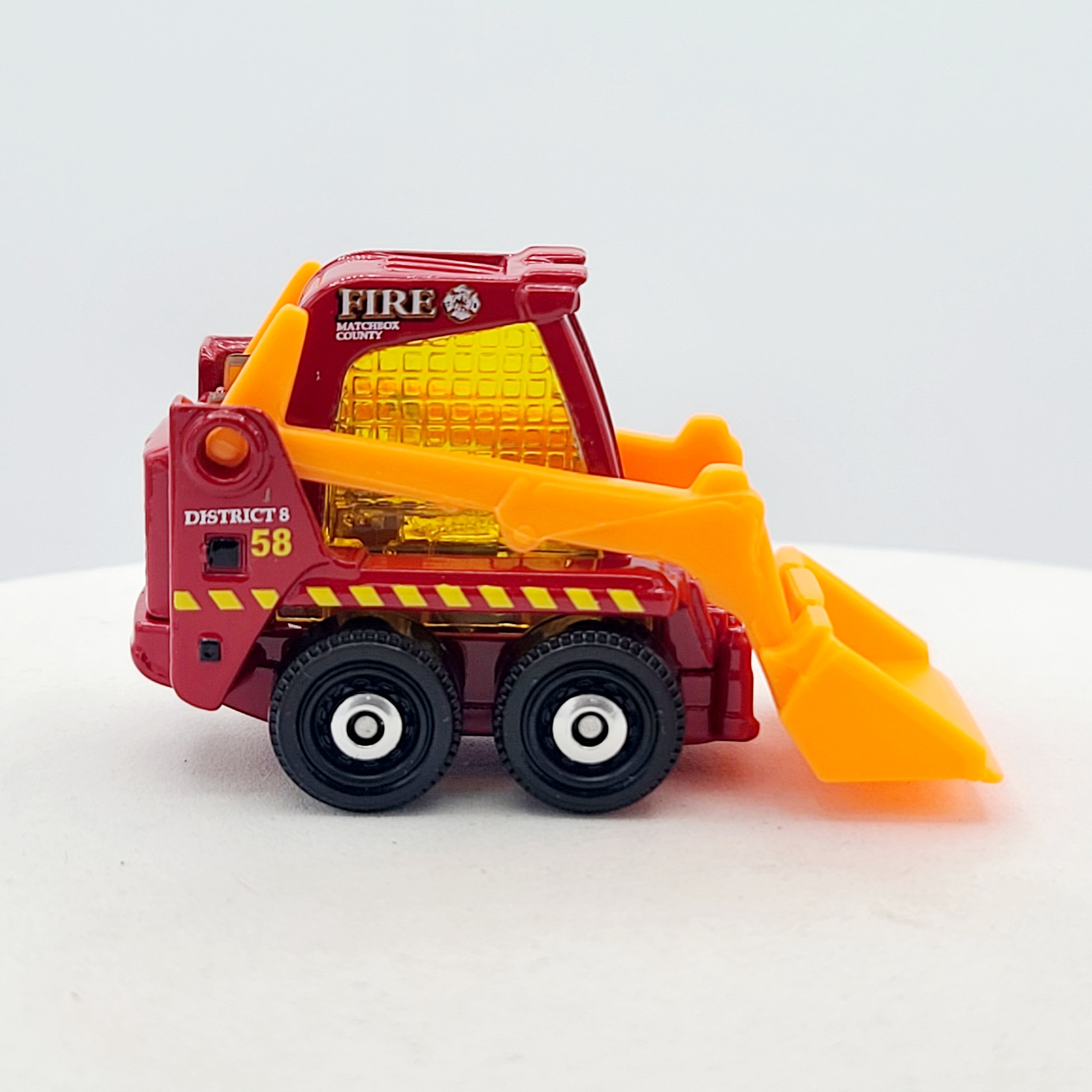 Matchbox MBX Skidster "Fire Dept" / Skidsteer / Bobcat (2020 MBX Basic)