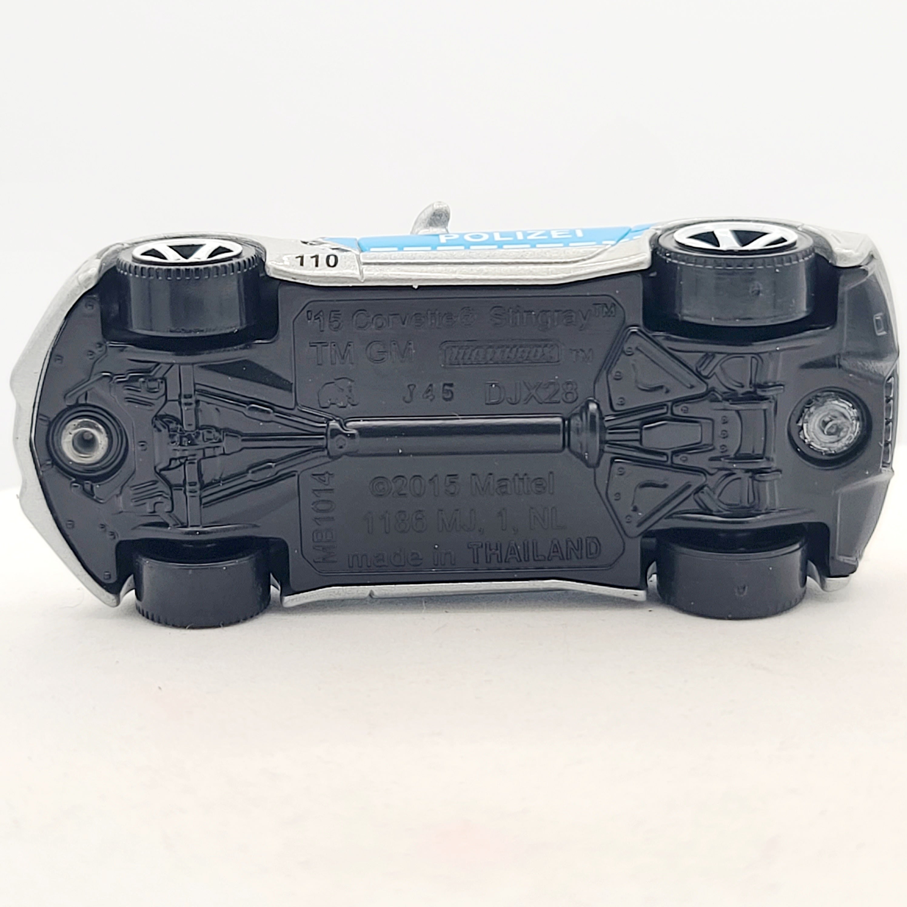 Matchbox '15 Chevrolet Corvette Stingray "Polizei" (2016 MBX Basic - Heroic Rescue)