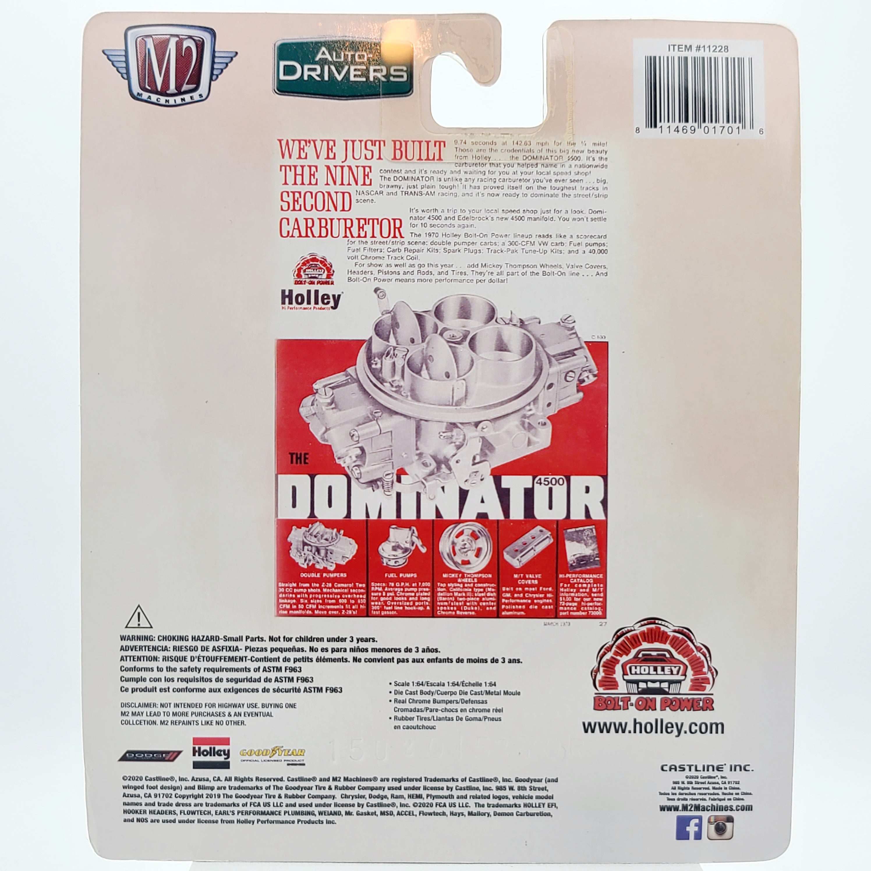 M2 Machines '70 Dodge Super Bee 440- 1:64 (2020 M2 Auto-Drivers Release 69)