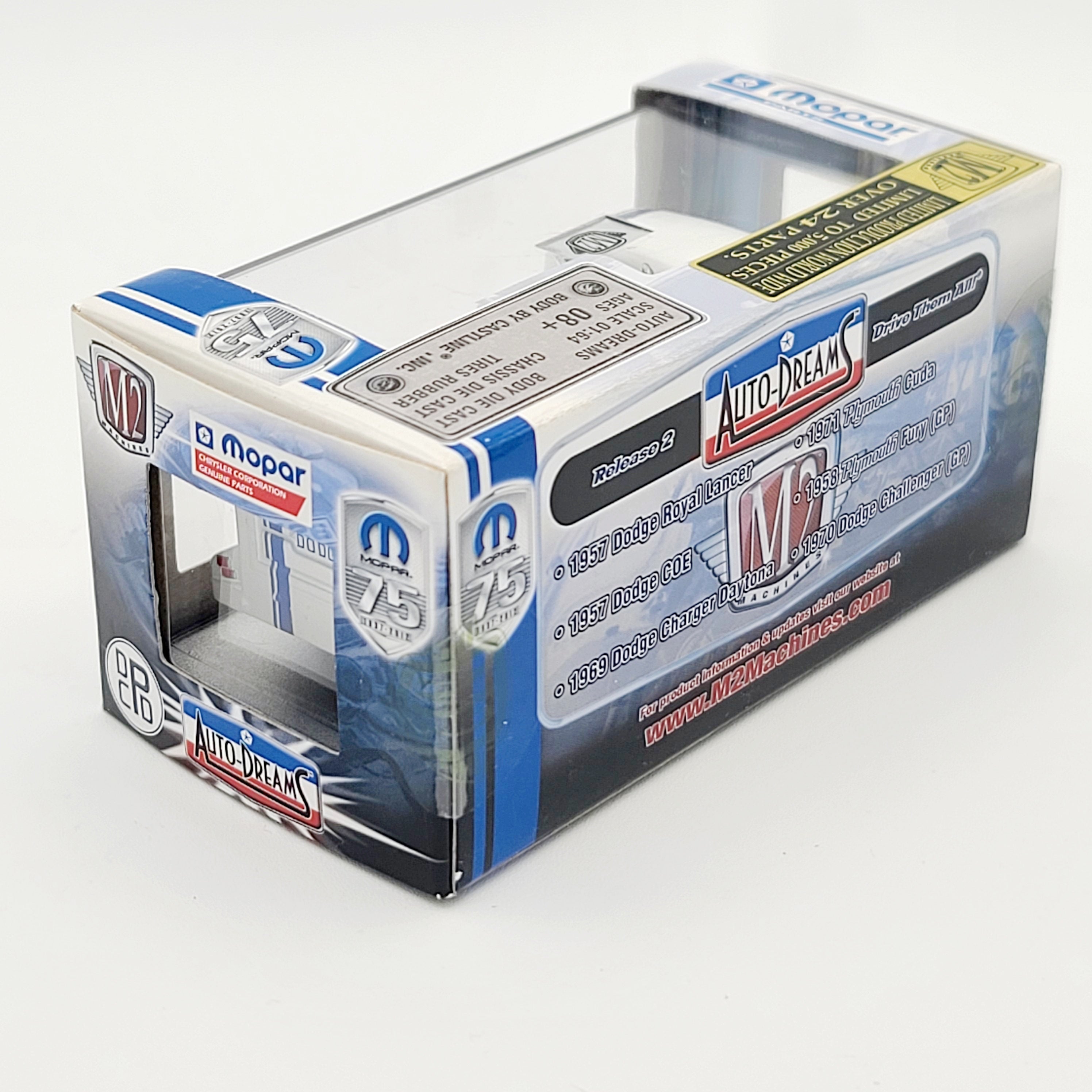 M2 Machines '57 Dodge COE Truck - 1:64, Mopar 75th Anniversary (2012 Auto-Dreams)