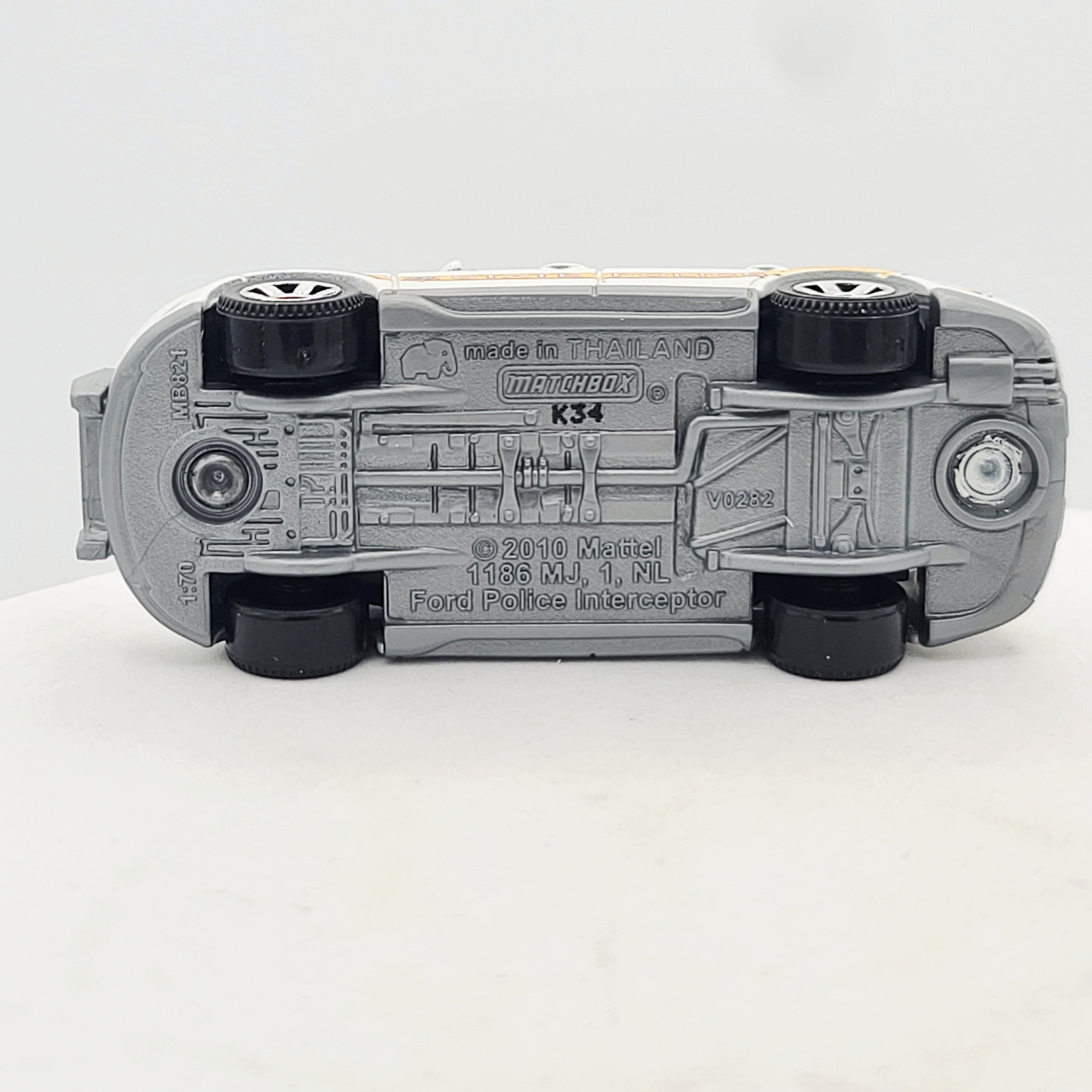 Matchbox Ford Police Interceptor Sedan "Illinois State Police" (2017 MBX Open Road-Sters 5 Pack - Multipack Exclusive)