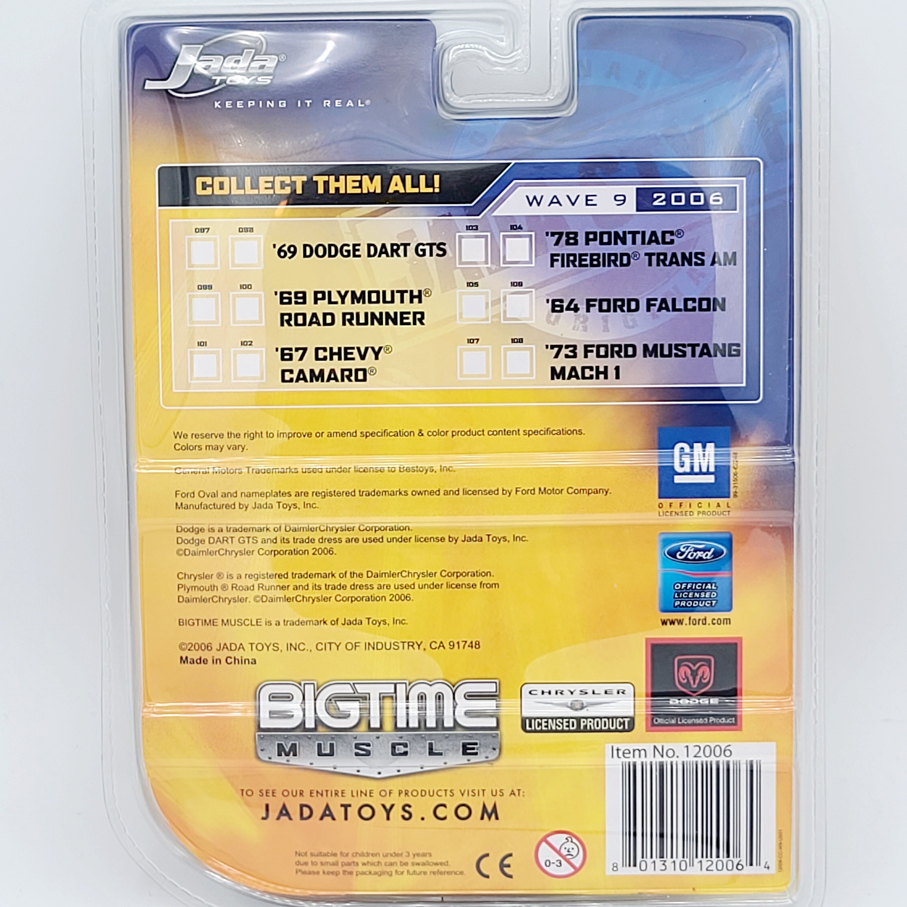 Jada Toys '69 Dodge Dart GTS - 1:64 (2006 Bigtime Muscle - Wave 9)