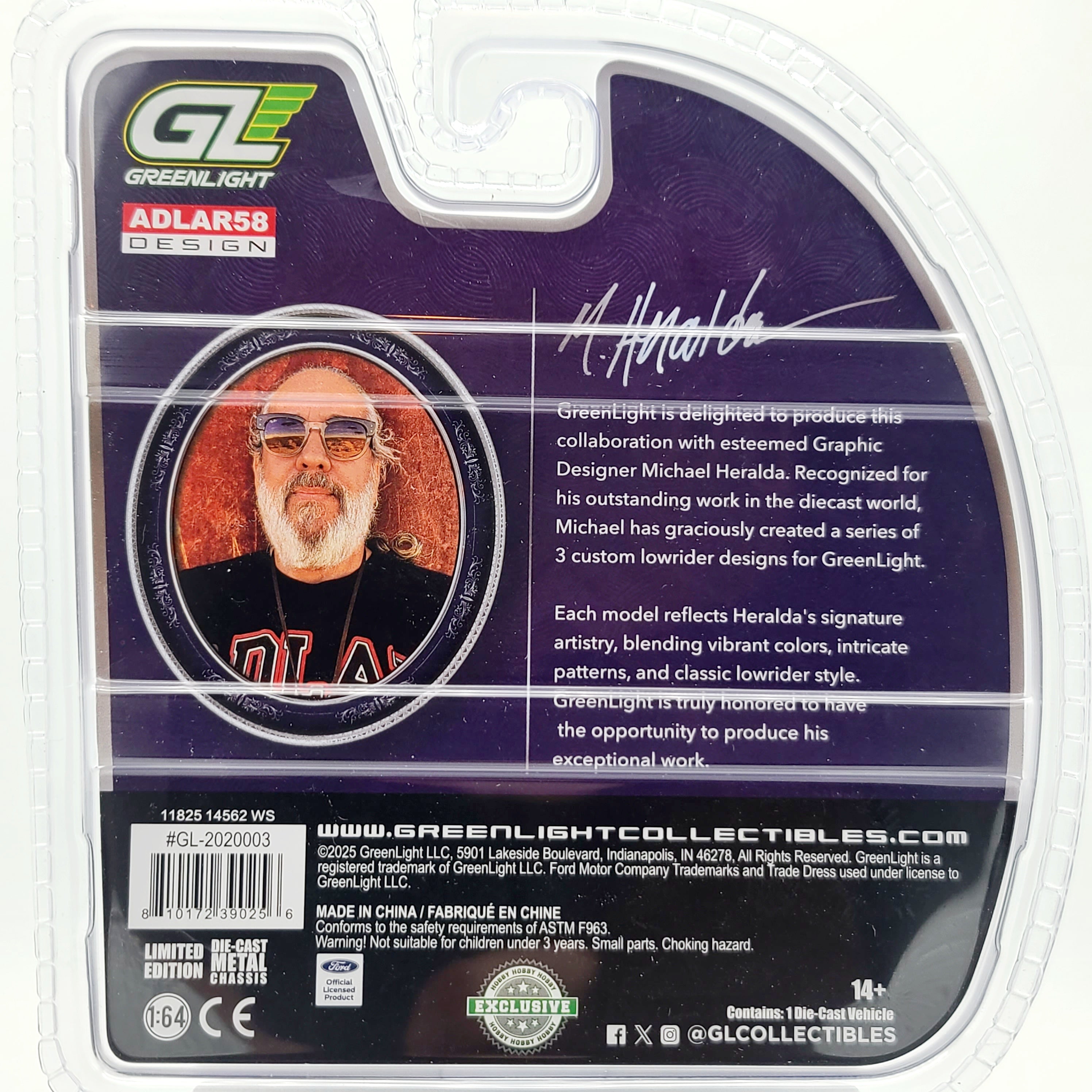 GreenLight '73 Ford Thunderbird Lowrider - 1:64, Michael Heralda Special Edition (2025 Hobby Exclusive)