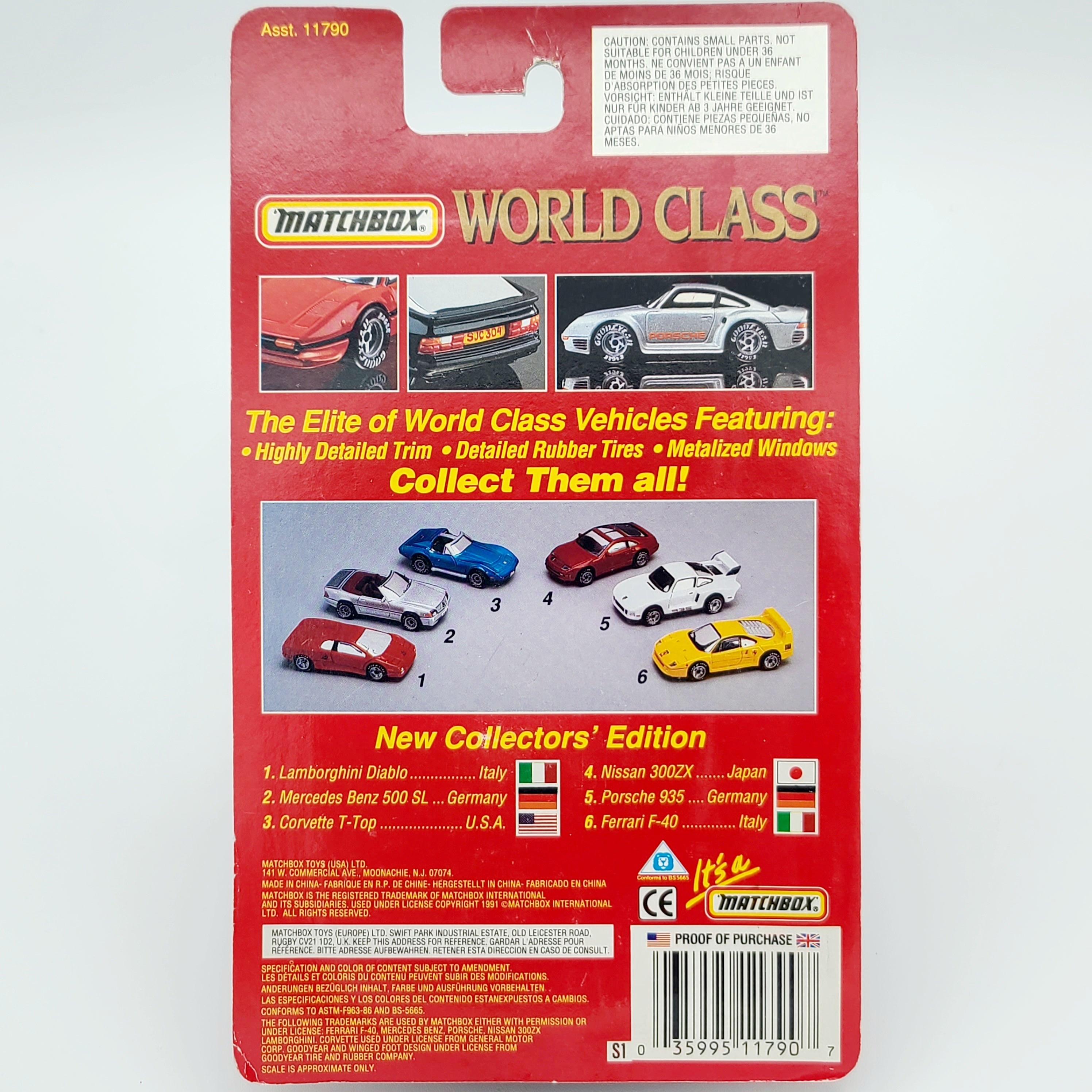 Matchbox Racing Porsche 935 (1997 MBX World Class)