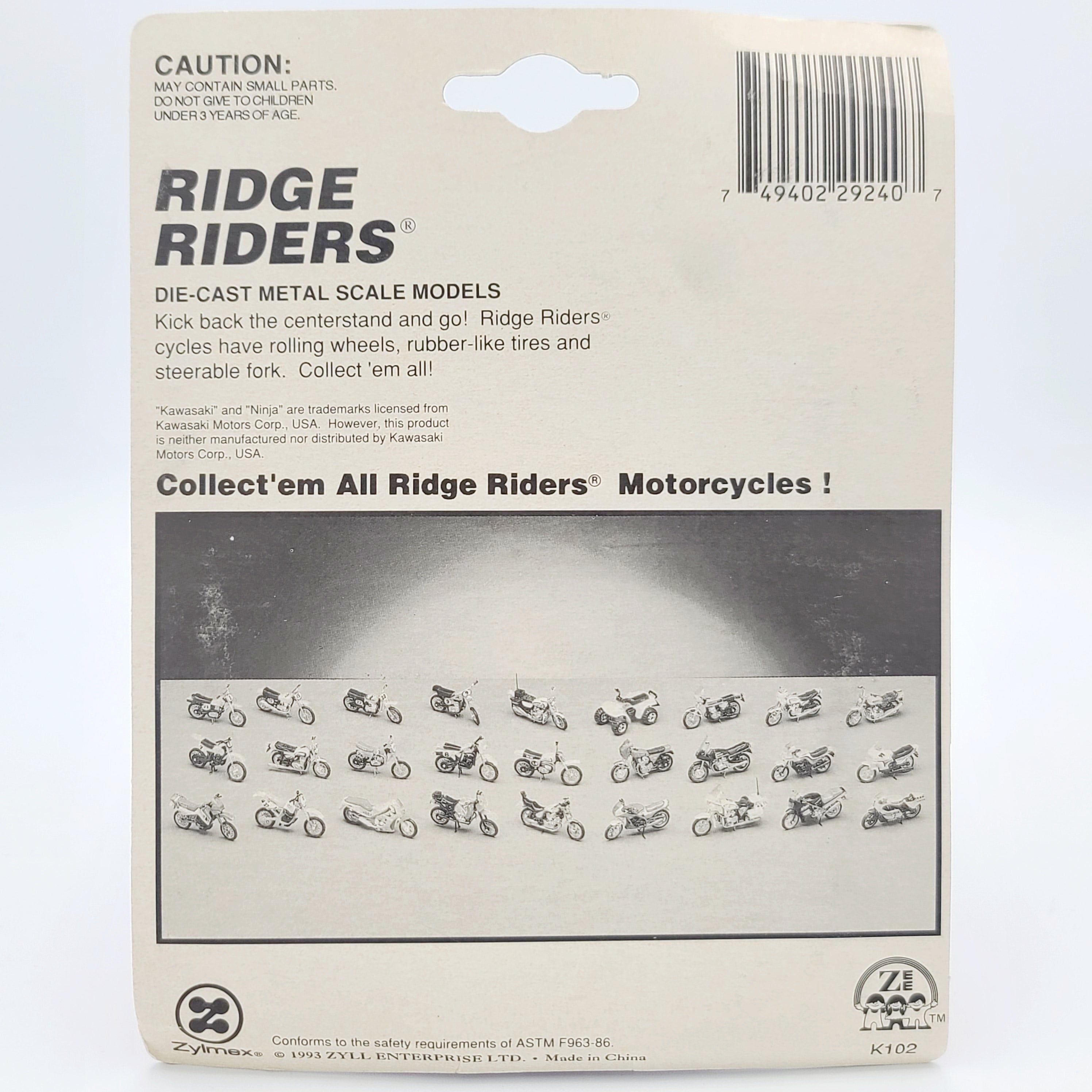 Zylmex Kawasaki "Drag Pro" Drag Motorcycle - Approx. 1:24 (1993 Ridge Riders)