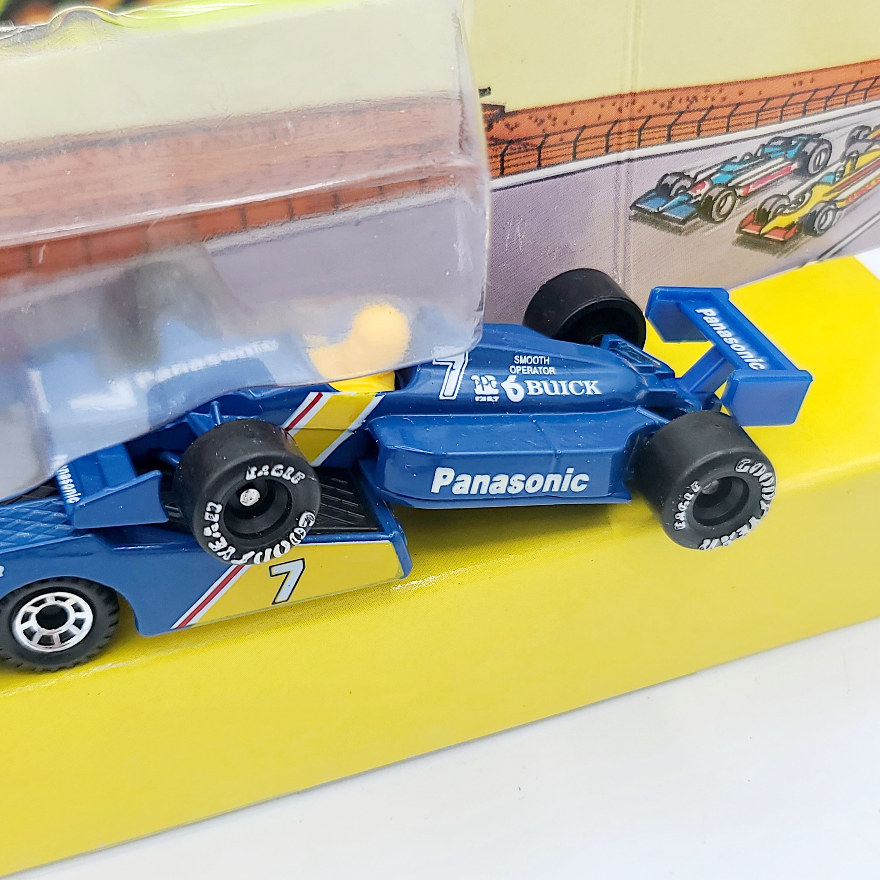 Matchbox Kenworth COE Transporter w/ Buick Indycar "Panasonic" (1991 Indy 500 Series)