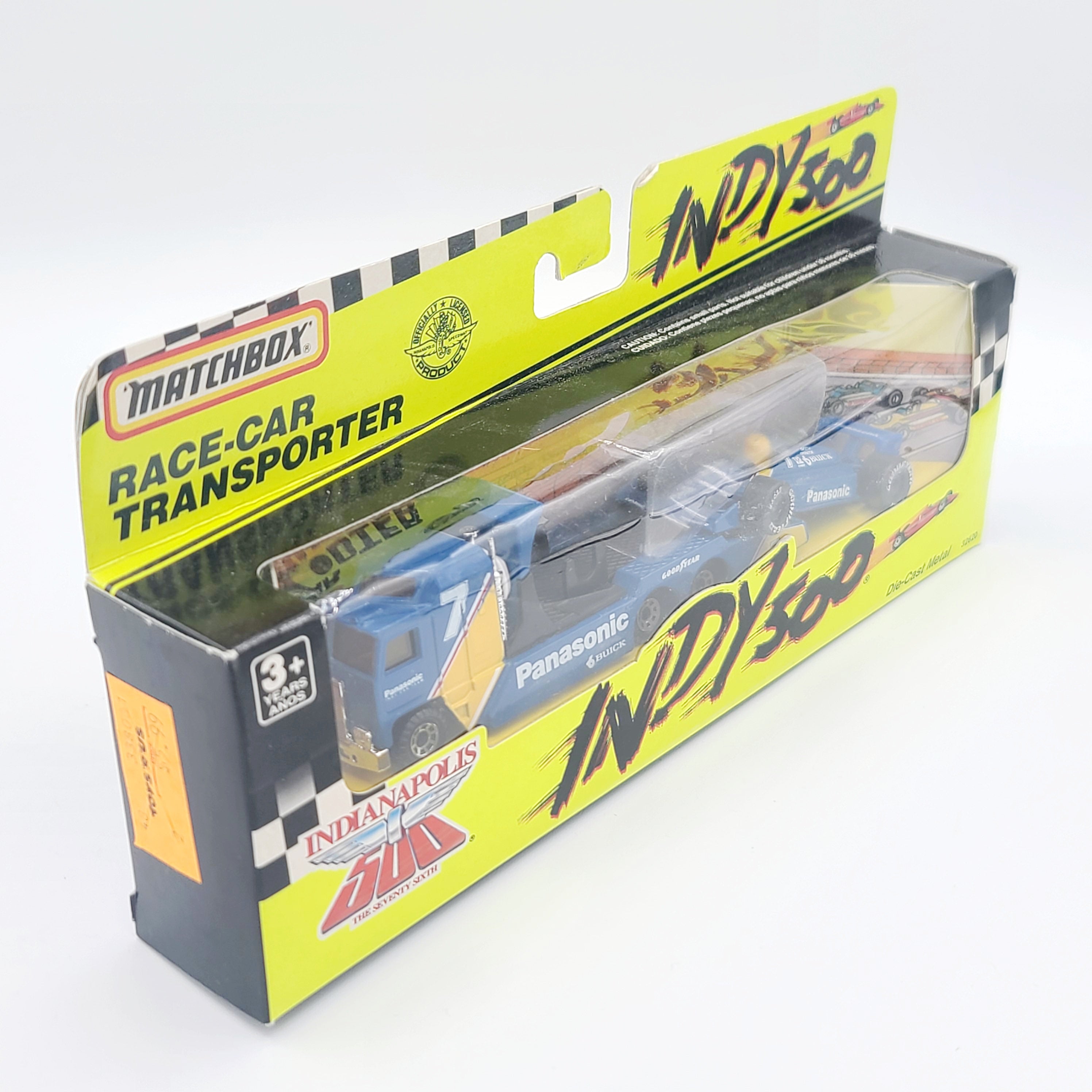 Matchbox Kenworth COE Transporter w/ Buick Indycar "Panasonic" (1991 Indy 500 Series)