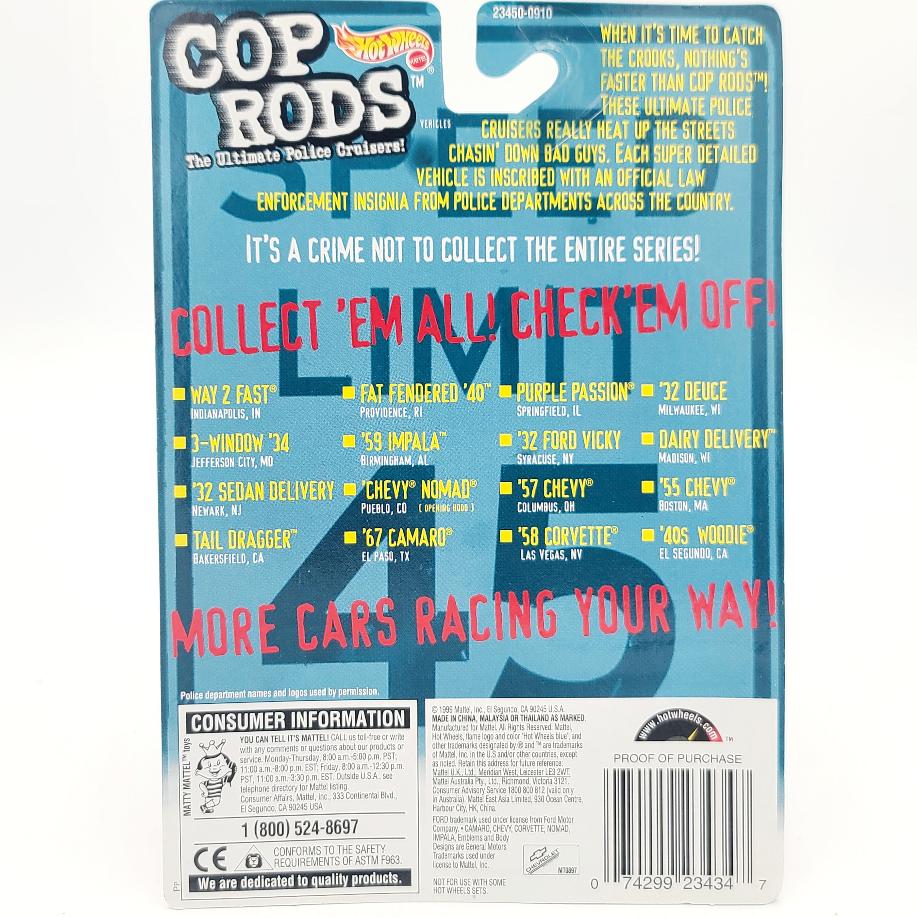 Hot Wheels '40s Woodie Wagon - El Segundo, California (1999 HW Cop Rods)