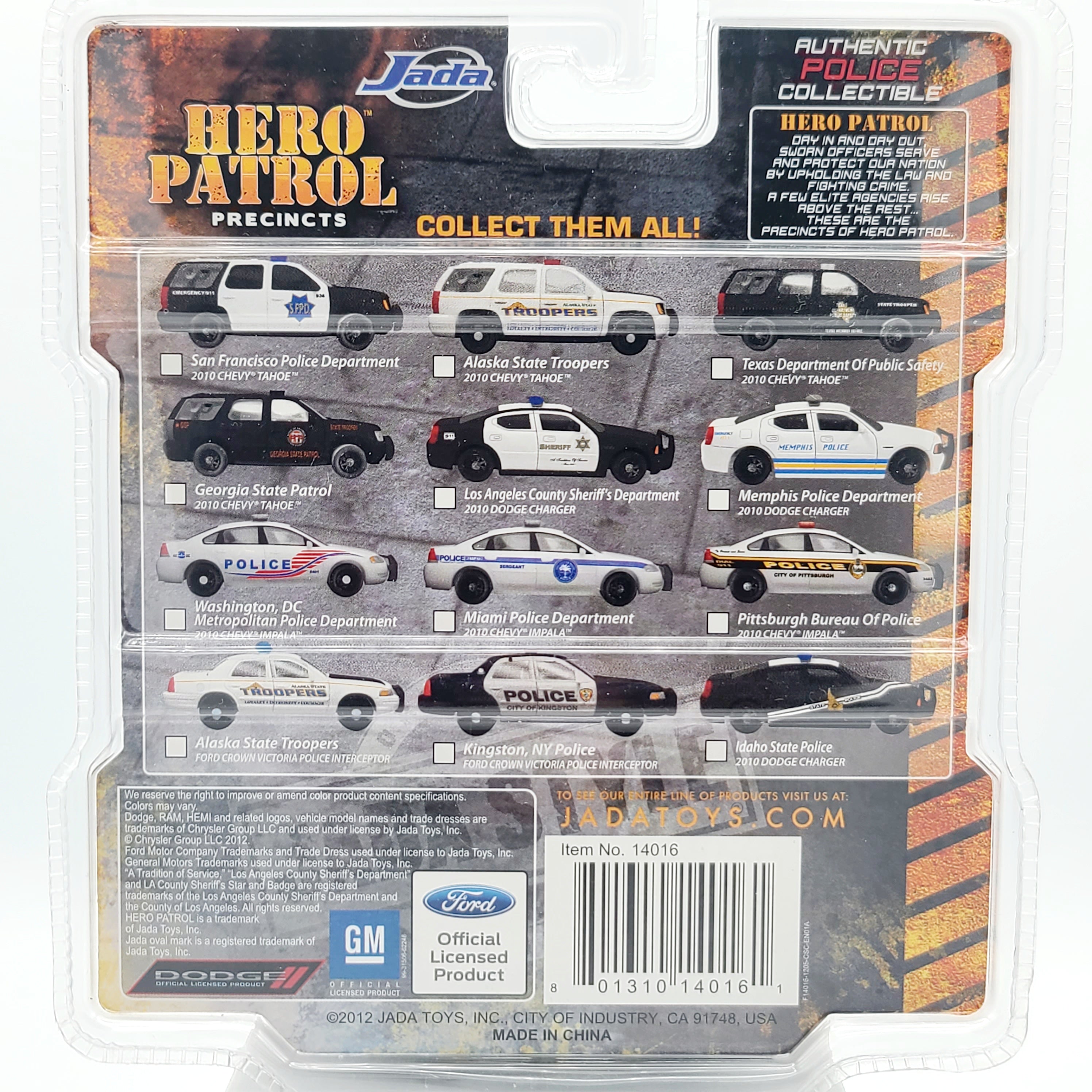 Jada Toys '10 Dodge Charger "Los Angeles County Sheriff" - 1:64 (2012 Hero Patrol)