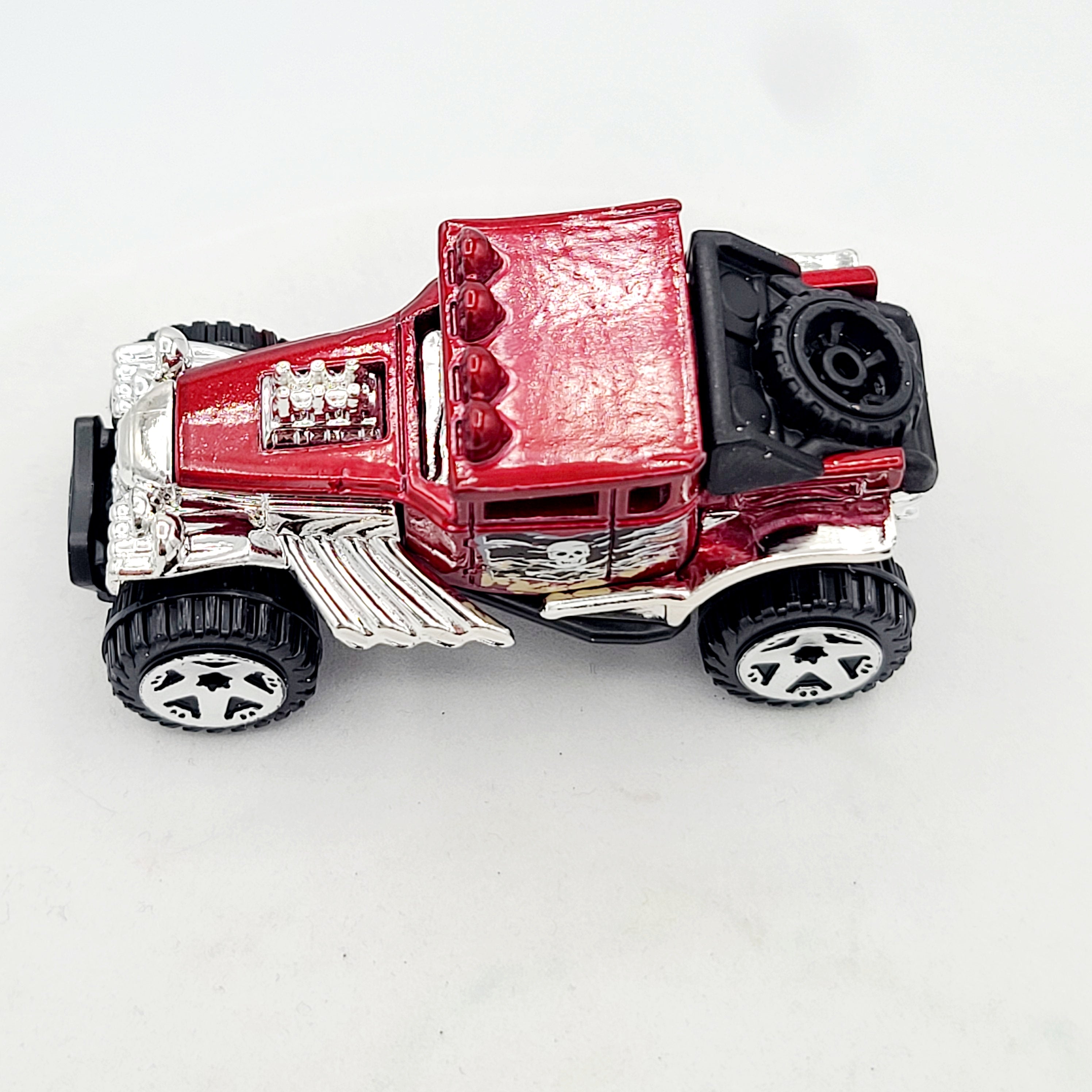 Hot Wheels Baja Bone Shaker, Red (2013 HW Basic - HW Stunt)