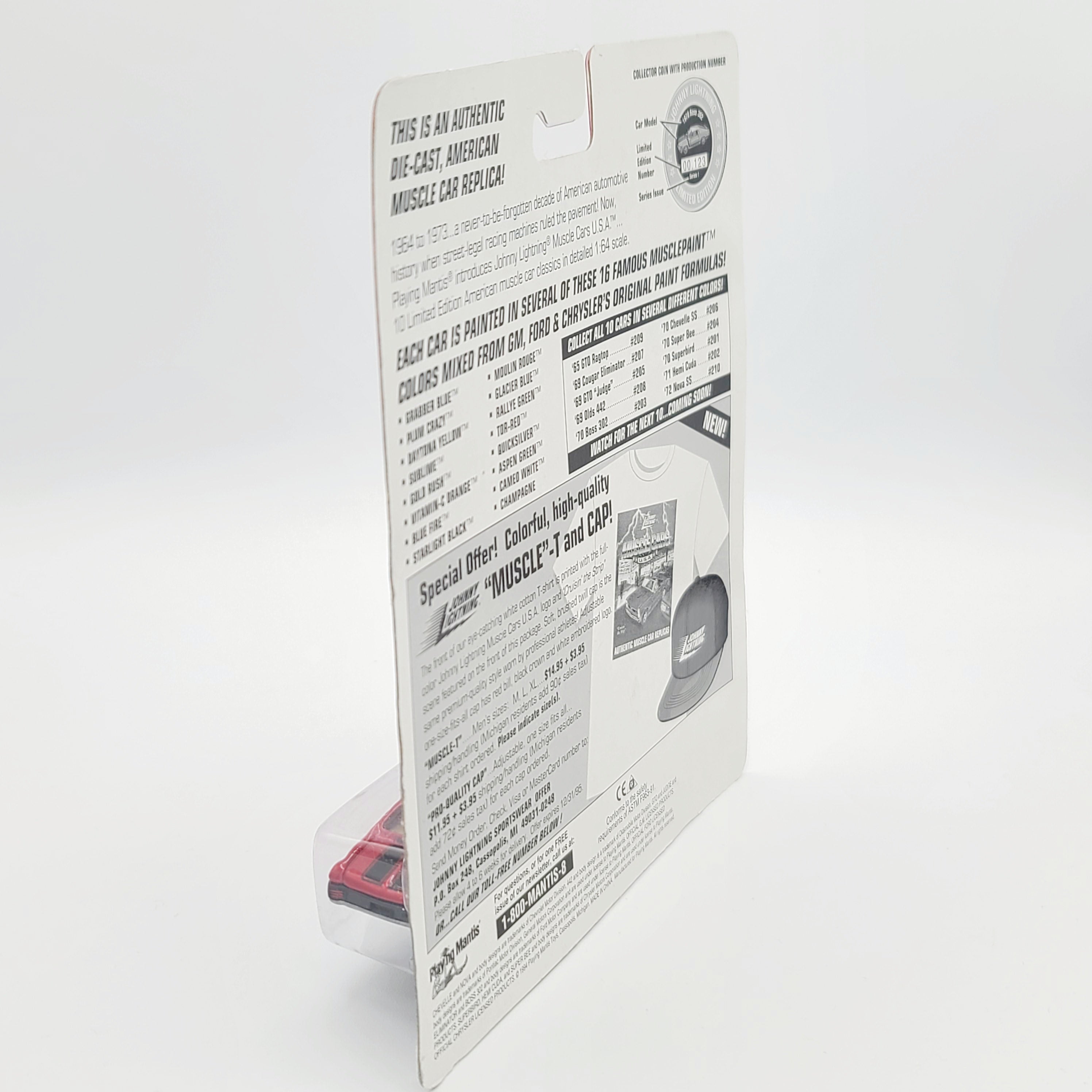 Johnny Lightning '70 Chevelle SS - 1:64, RARE (1995 Toy Fair Convention Exclusive - 1 of 500)