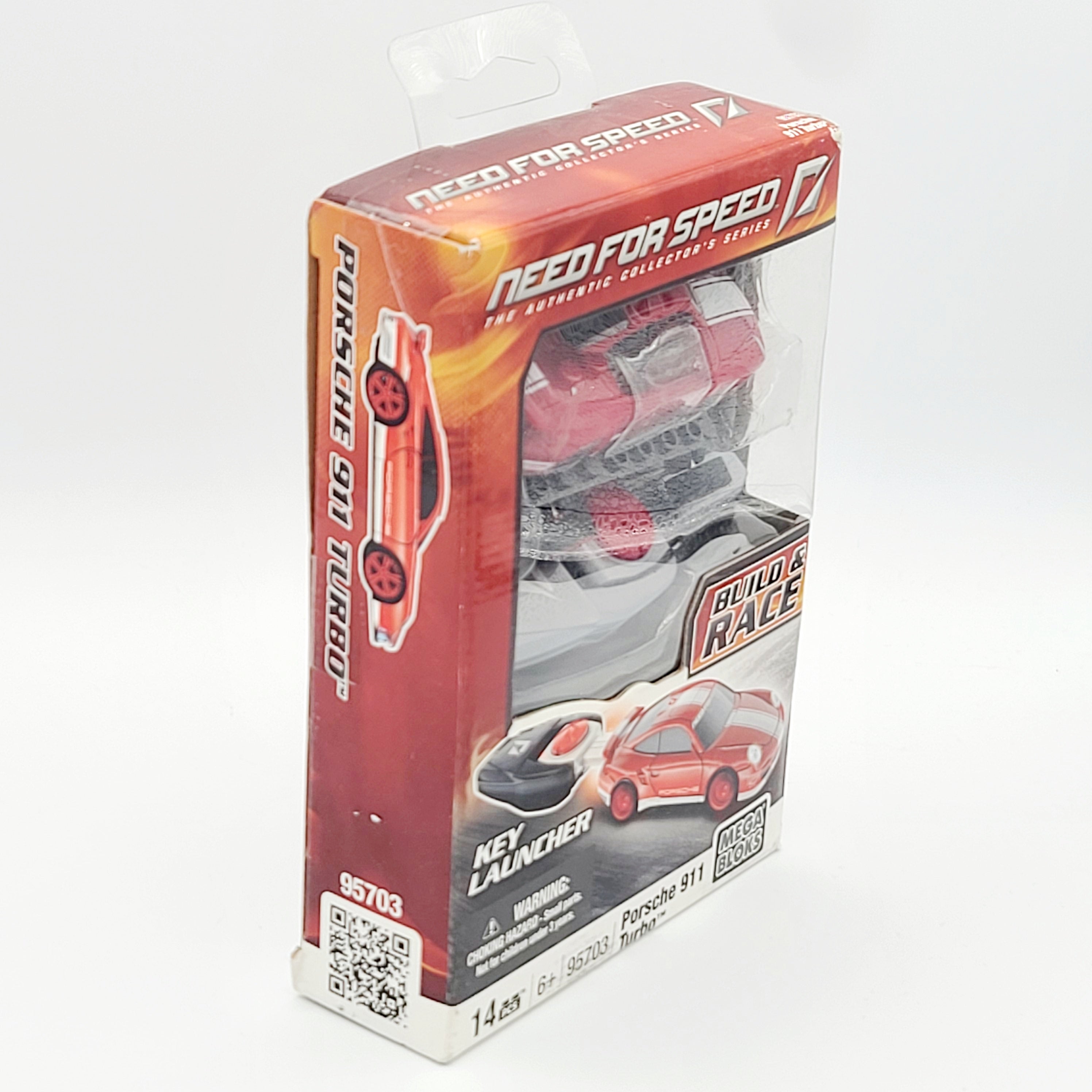 Mega Bloks - Key Launcher - Porsche 911 Turbo - Need for Speed - 14 Pieces #95703