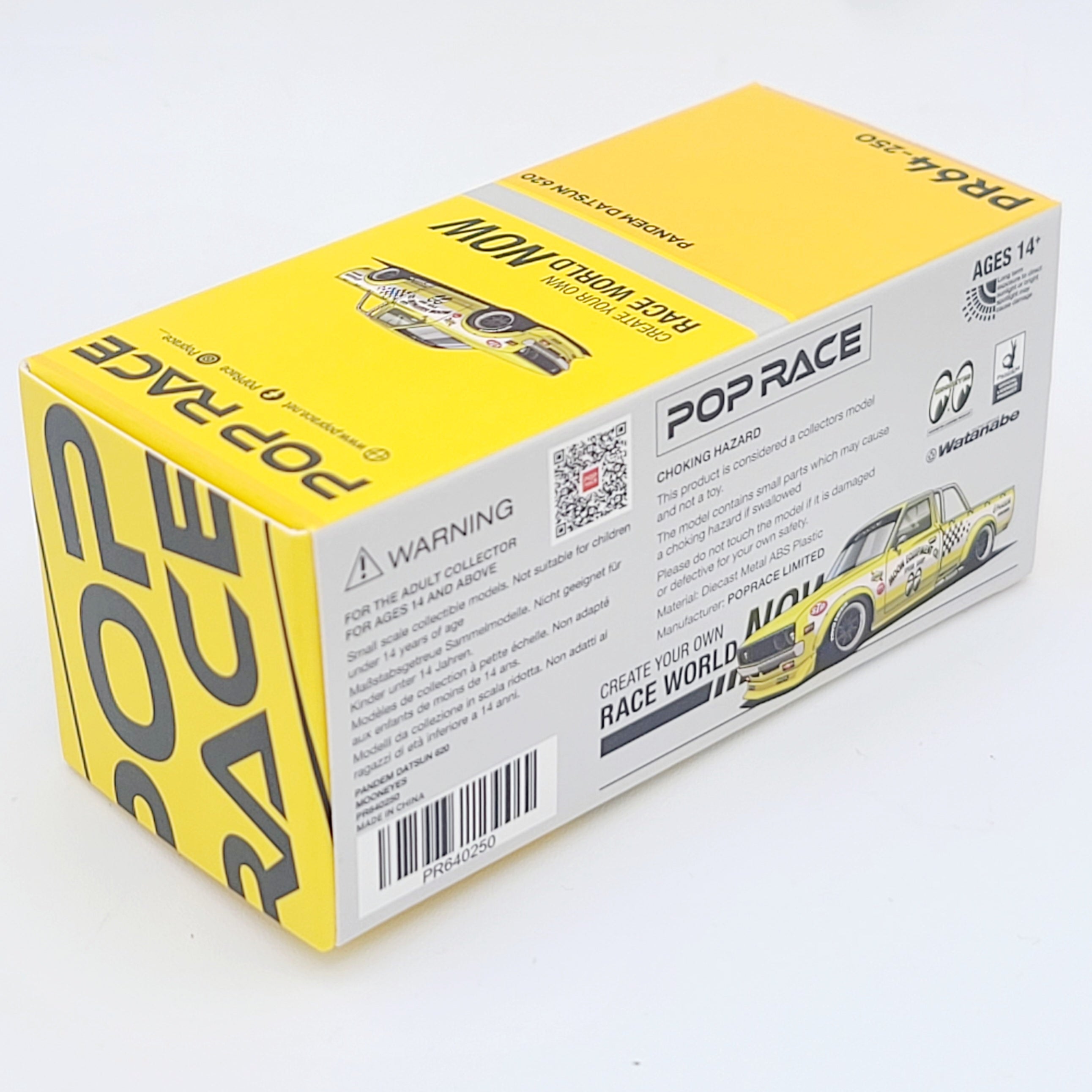 Pop Race Pandem Datsun 620 Pickup - 1:64, Moon Eyes (2025 Limited Edition)
