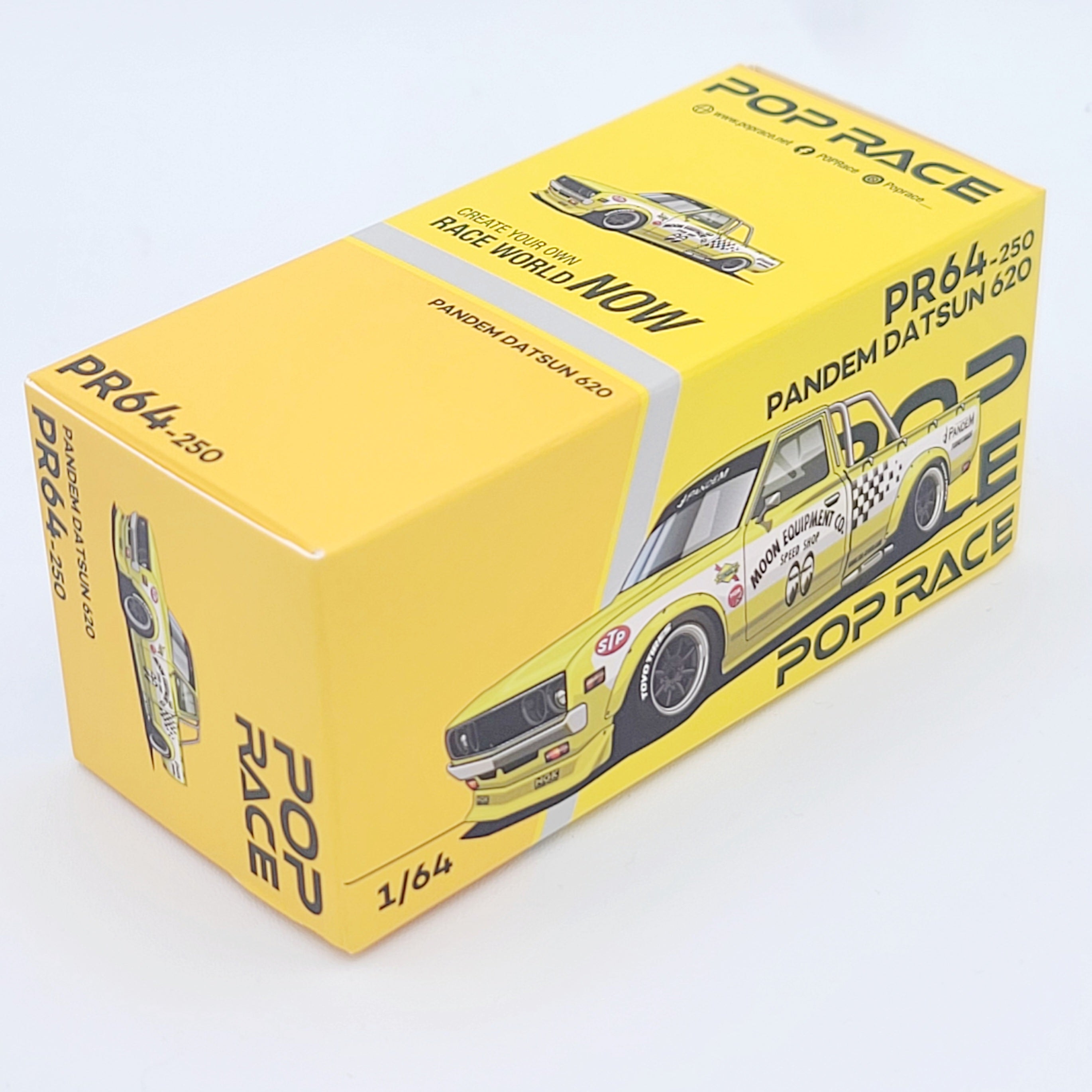 Pop Race Pandem Datsun 620 Pickup - 1:64, Moon Eyes (2025 Limited Edit