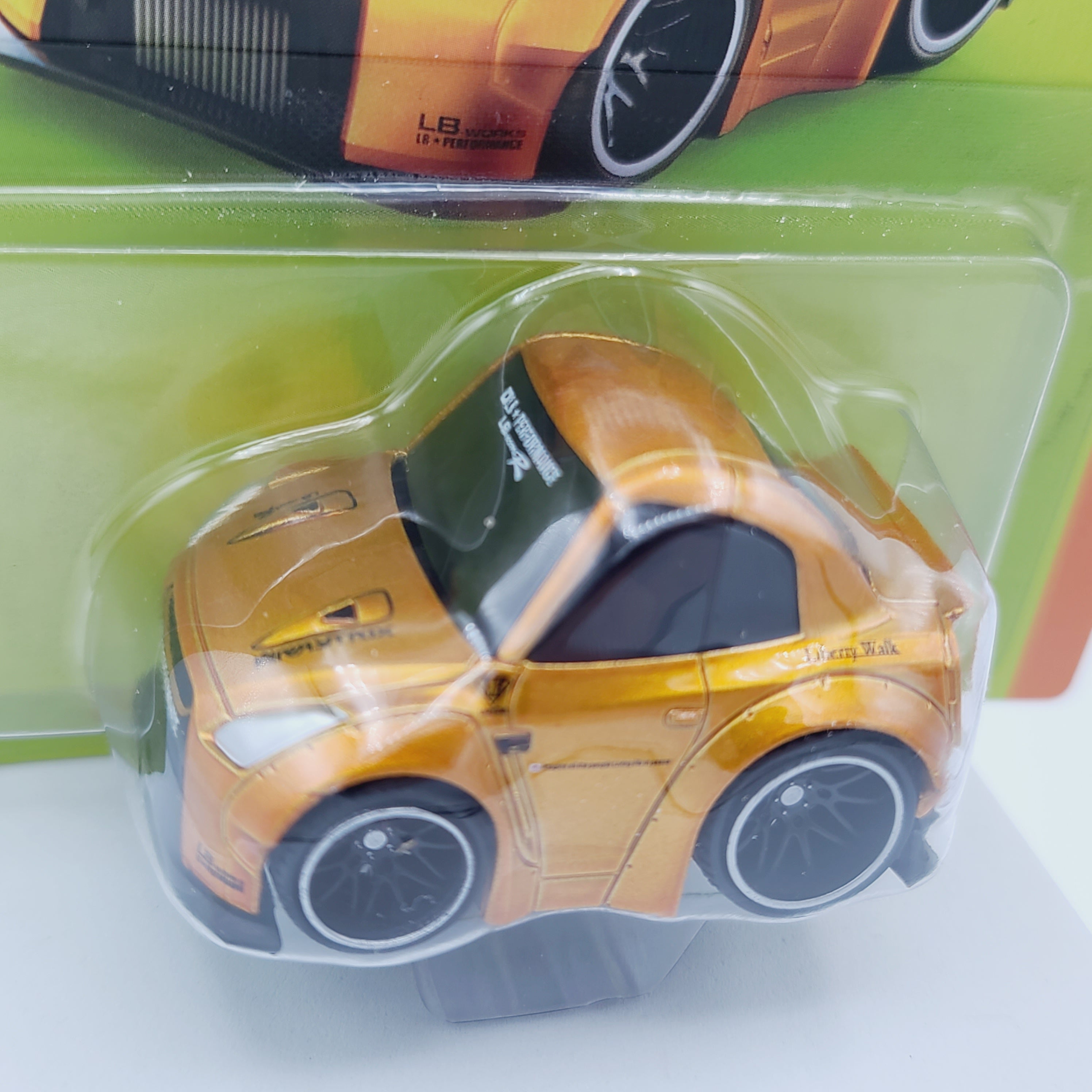 Mini GT Qube Carz Nissan GT-R R35 LB-Works Type 1 Rear Wing V2 - 1:64,