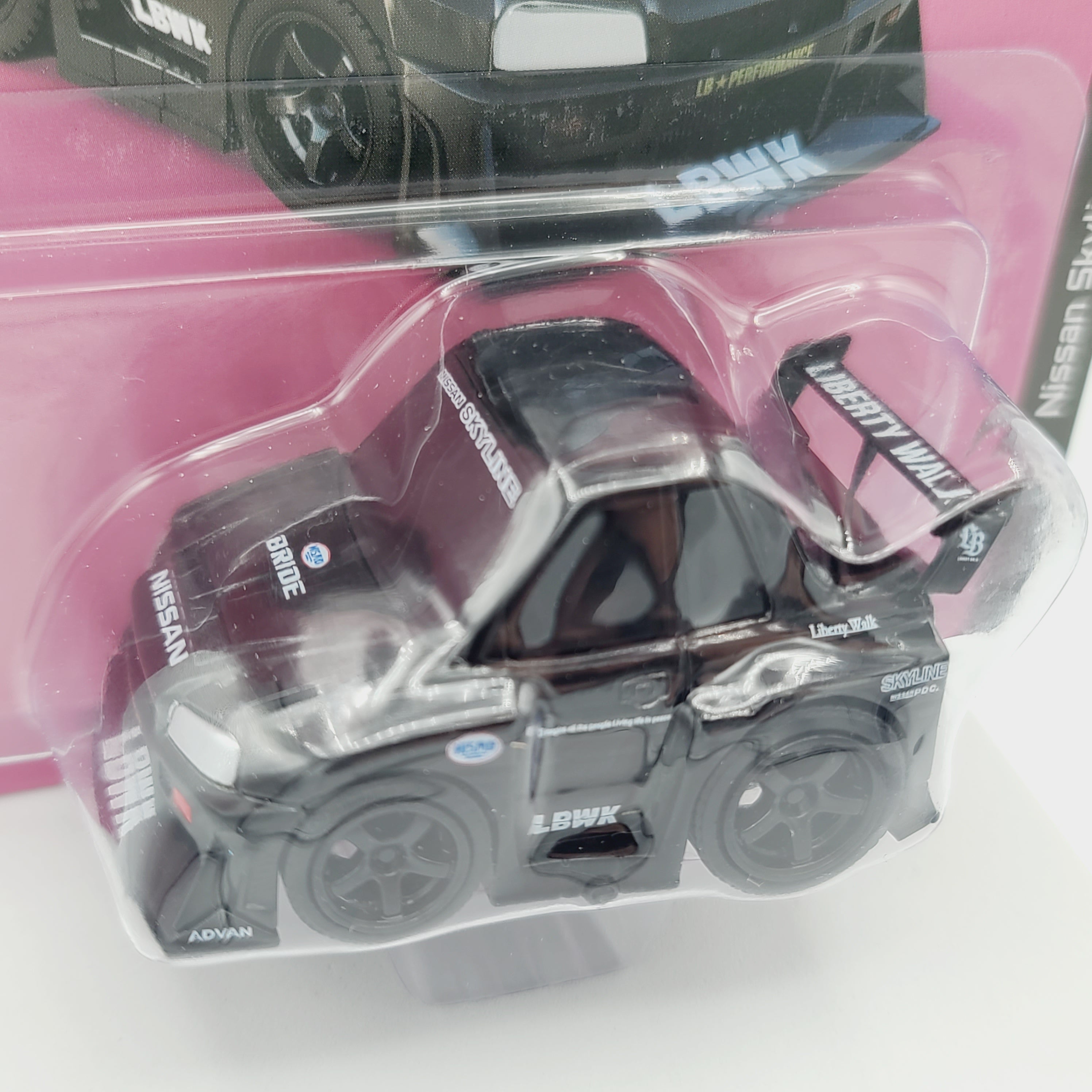 Mini GT Qube Carz Nissan GT-R R35 LB-Works Type 1, Rear Wing V1 - 1:64