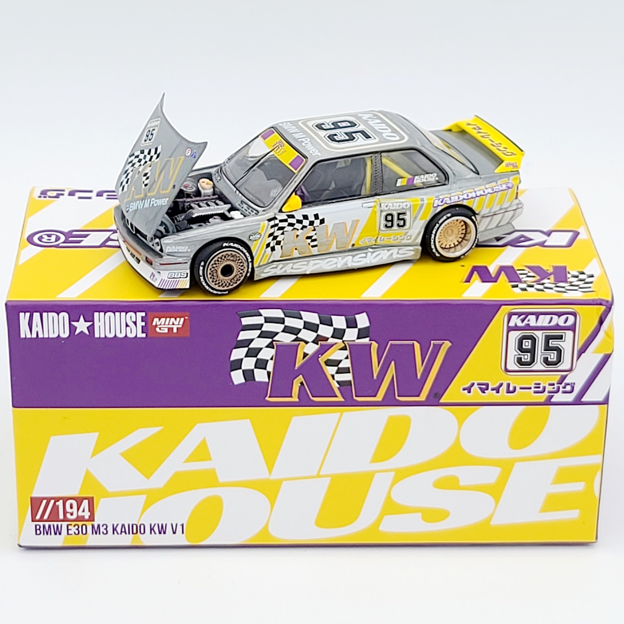 Kaido House x Mini GT - CHASE - BMW M3 Kaido KW V1 - 1:64 (2025 Limite