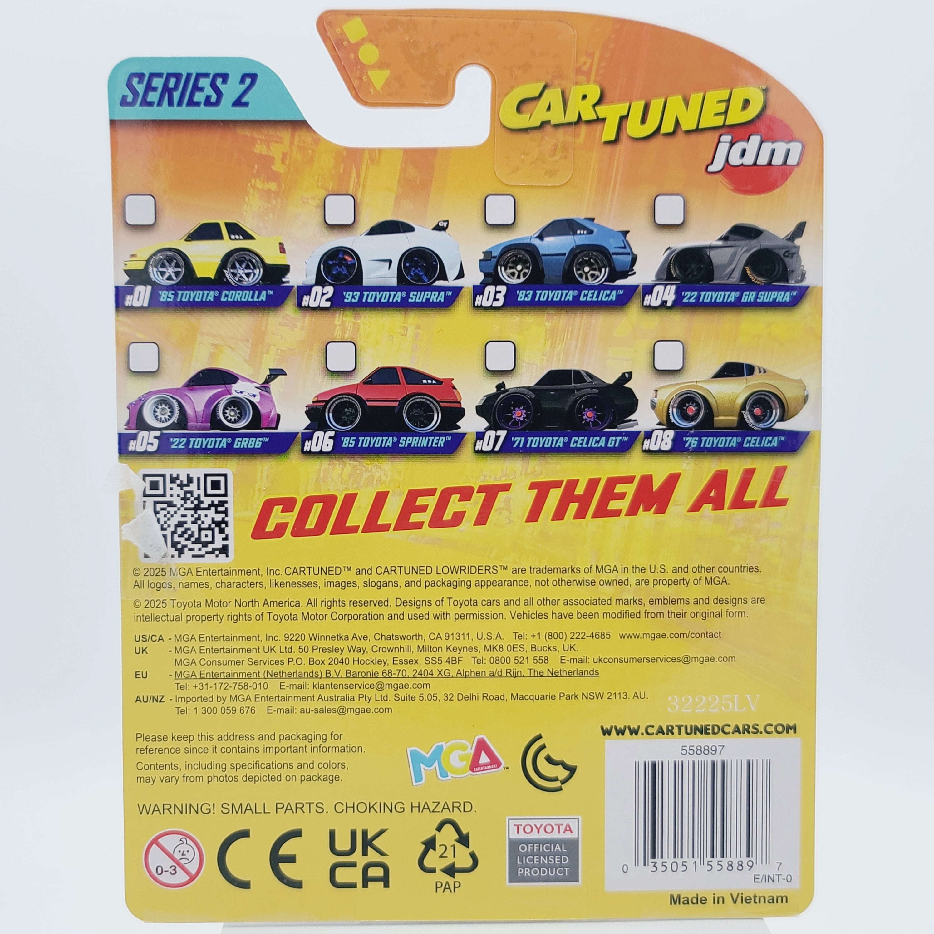 MGA Car Tuned '93 Toyota Supra #02 (2025 JDM Series 2)