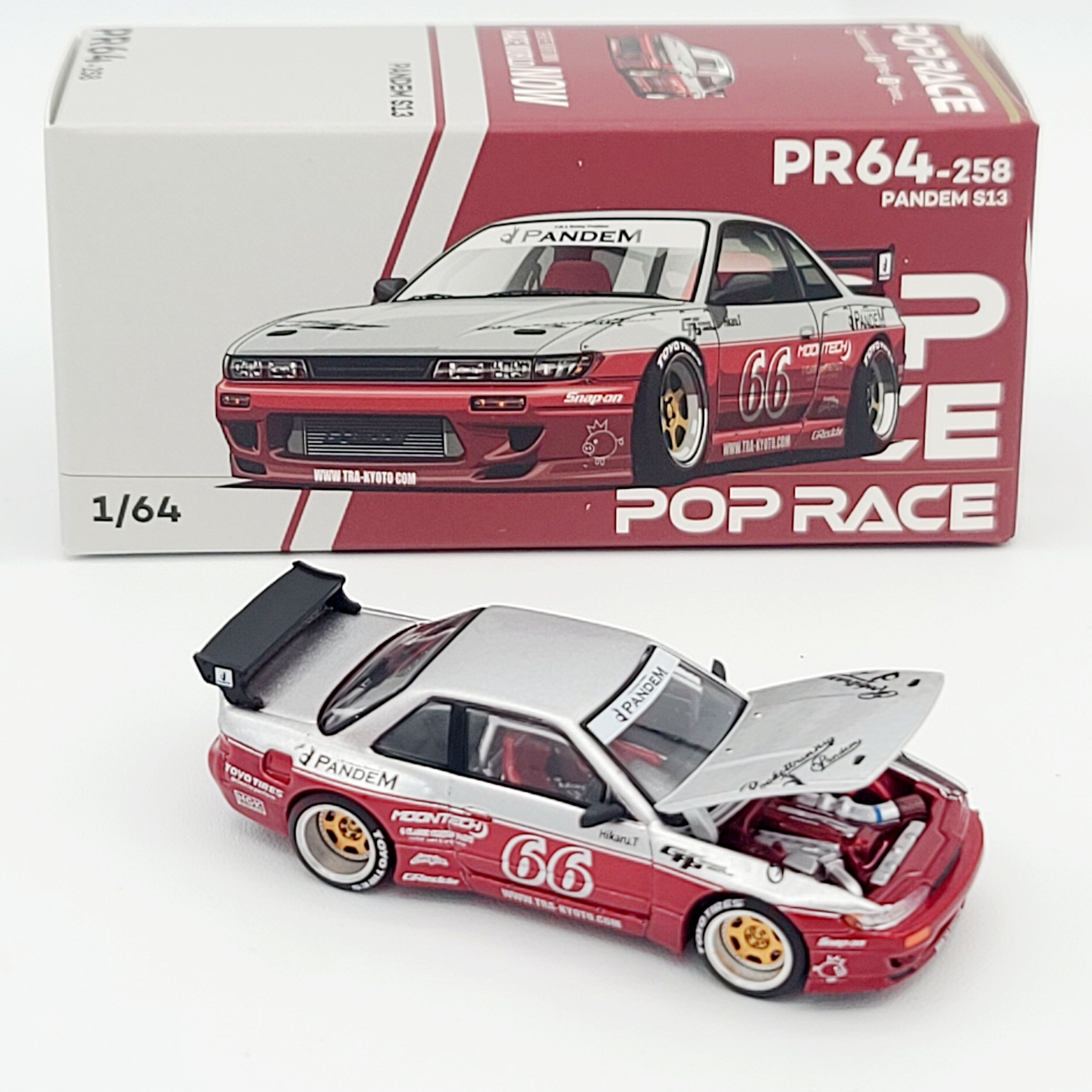 ダイワヘラS13 Car Modify Wonder - Glare Twin Blade Rear Wing - S13 Hatch