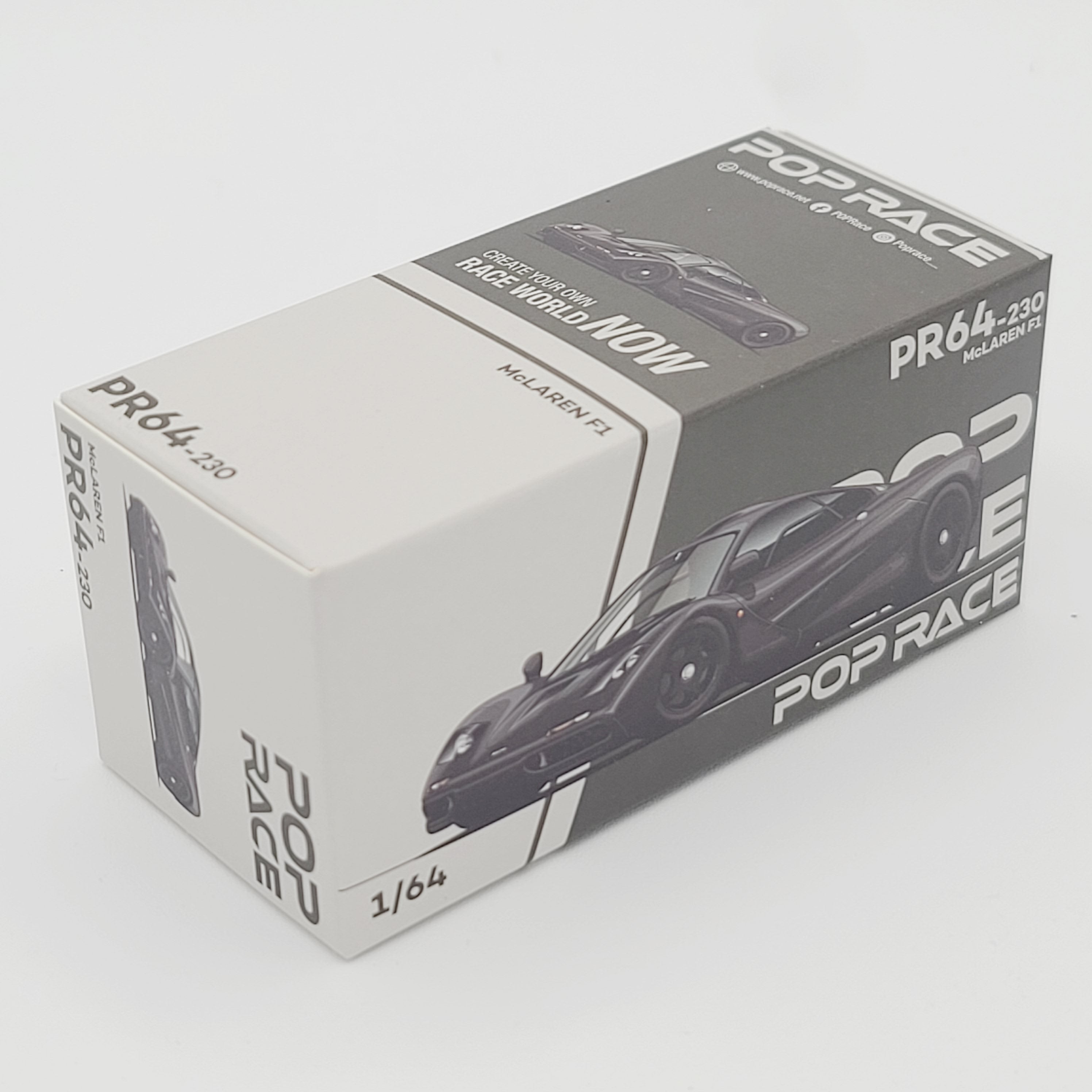 Pop Race McLaren F1 - 1:64, Black (2025 Limited Edition)
