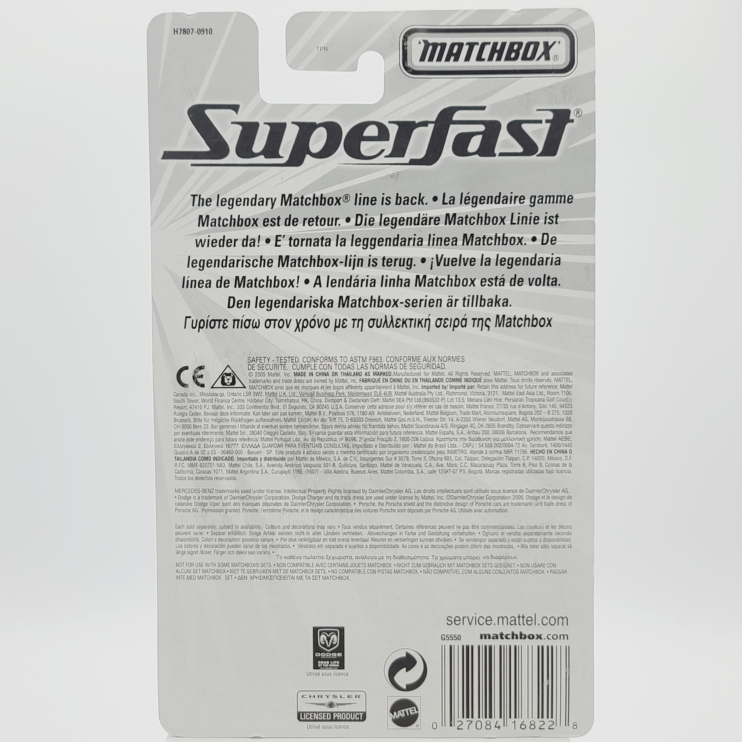 Matchbox Porsche Cayenne Turbo #74 (2006 MBX Superfast)