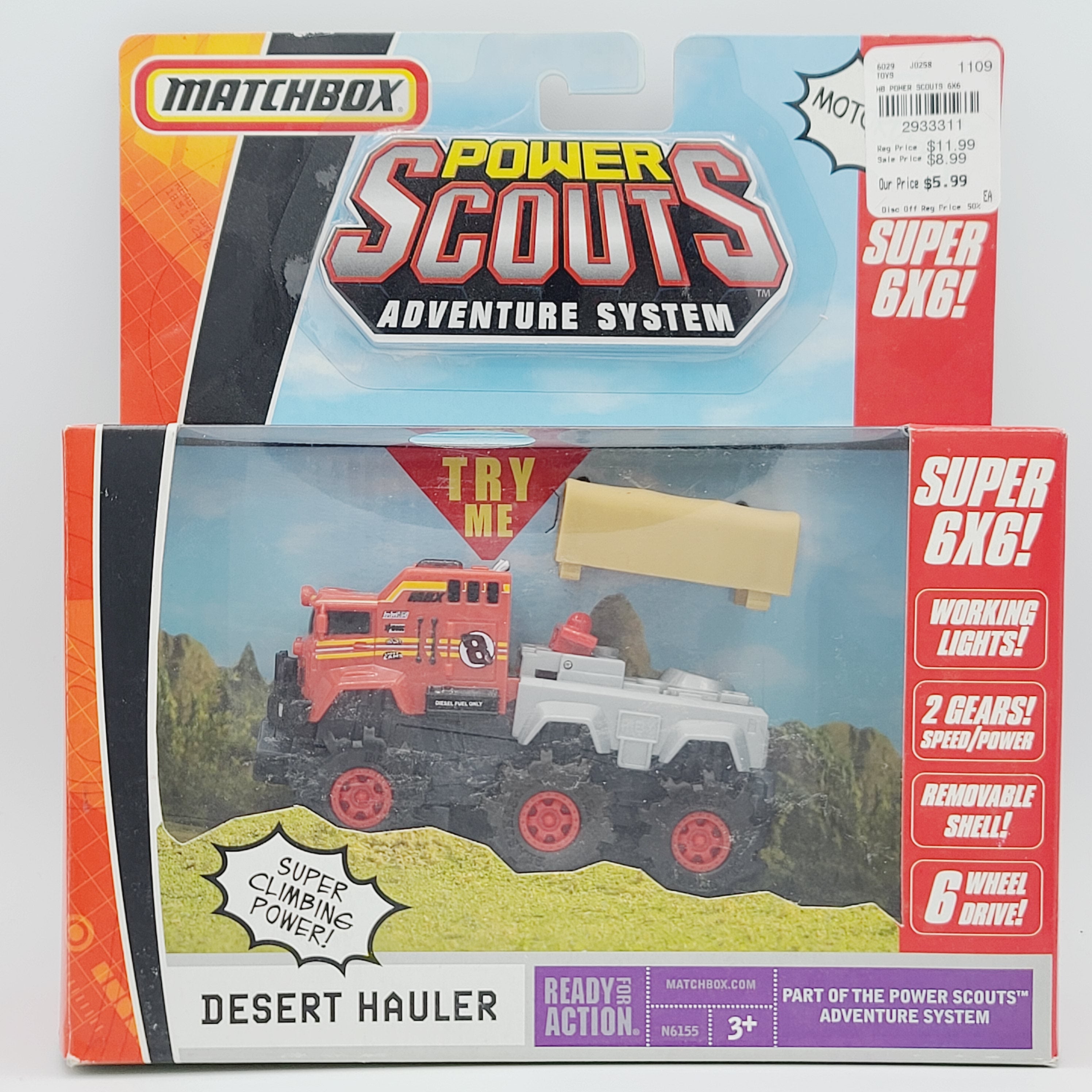 Matchbox Desert Hauler Mega Truck 6x6 (2009 Power Scouts Adventure System)