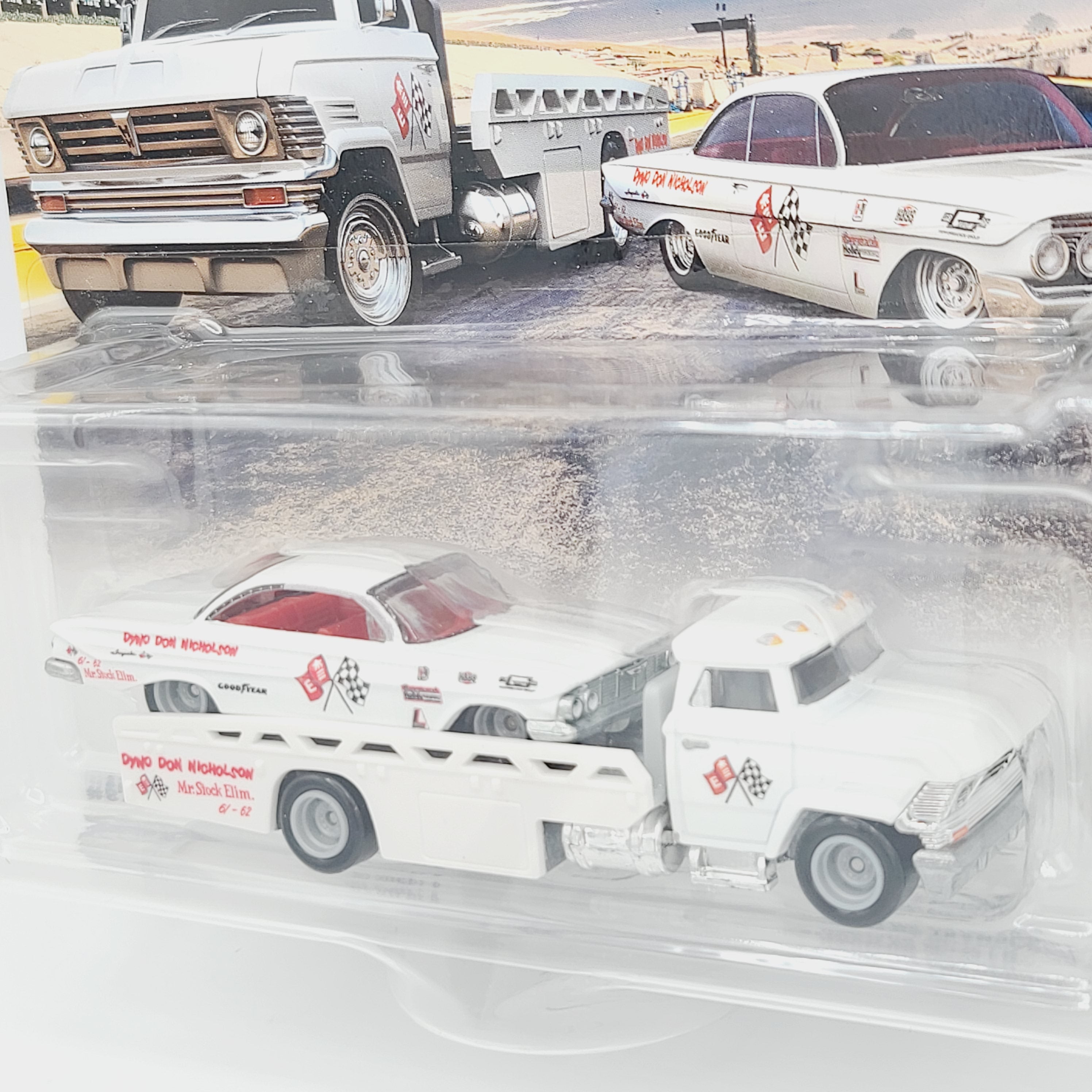 Hot Wheels Team Transport - '61 Impala & Horizon Hauler Truck (2025 Team Transport Mix 5 J, Car Culture)