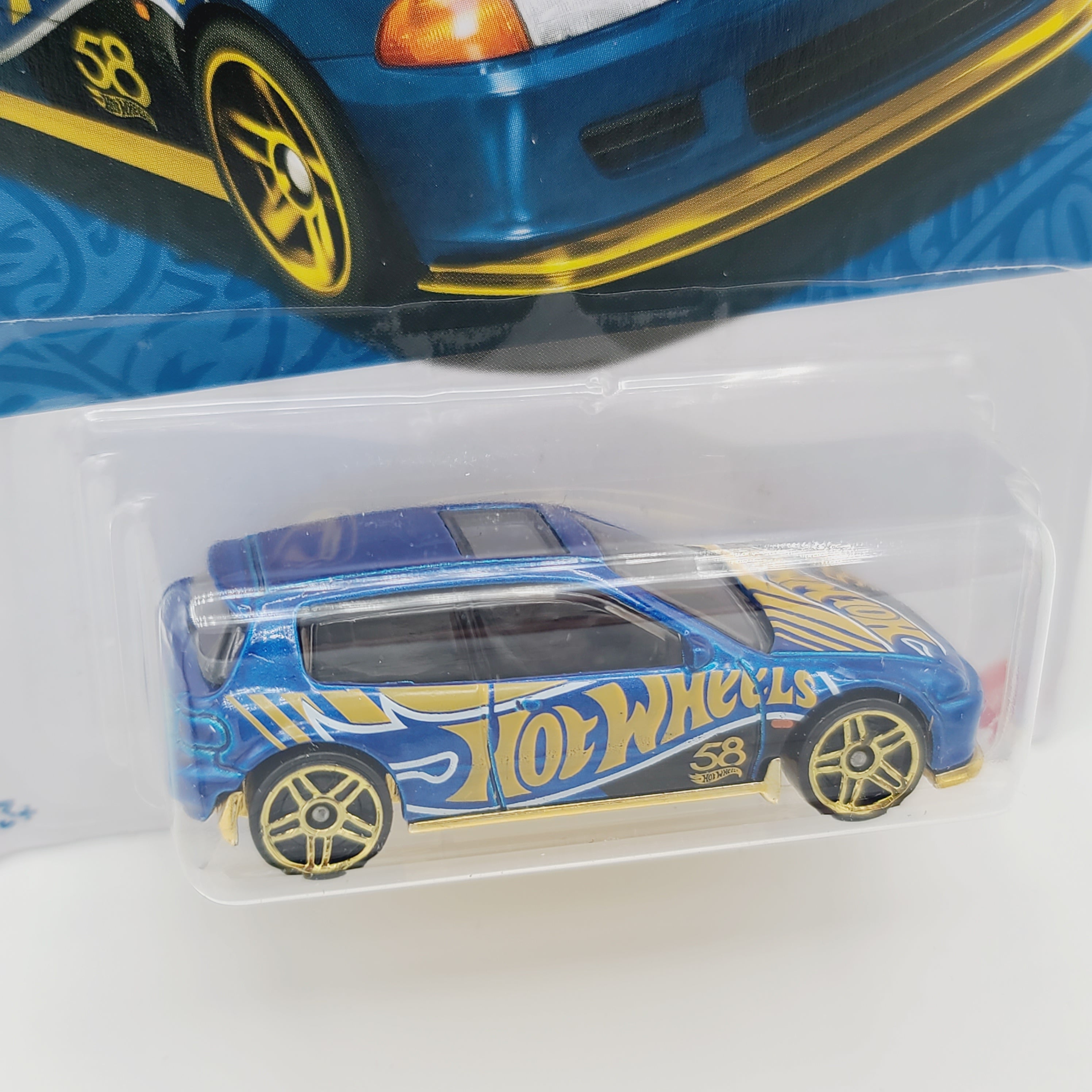 Hot Wheels '92 Honda Civic EG (2026 Pearl & Chrome 58th Anniversary Mi