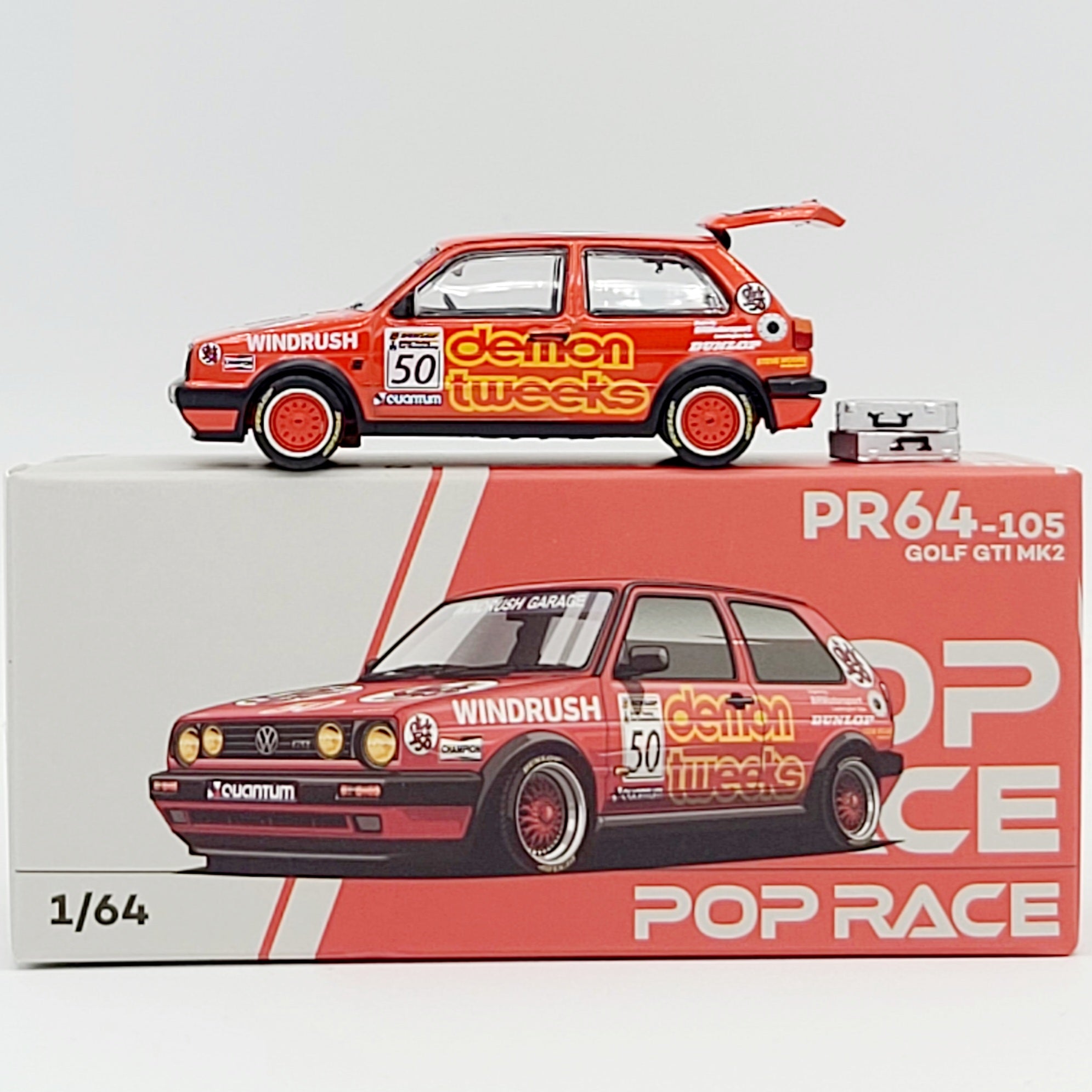 ゴルフ2 GTI フューエルディストリビューター　mk2 gti Pop Race Volkswagen Golf GTI MKII - 1:64, Demon Tweeks (2025 Limited E