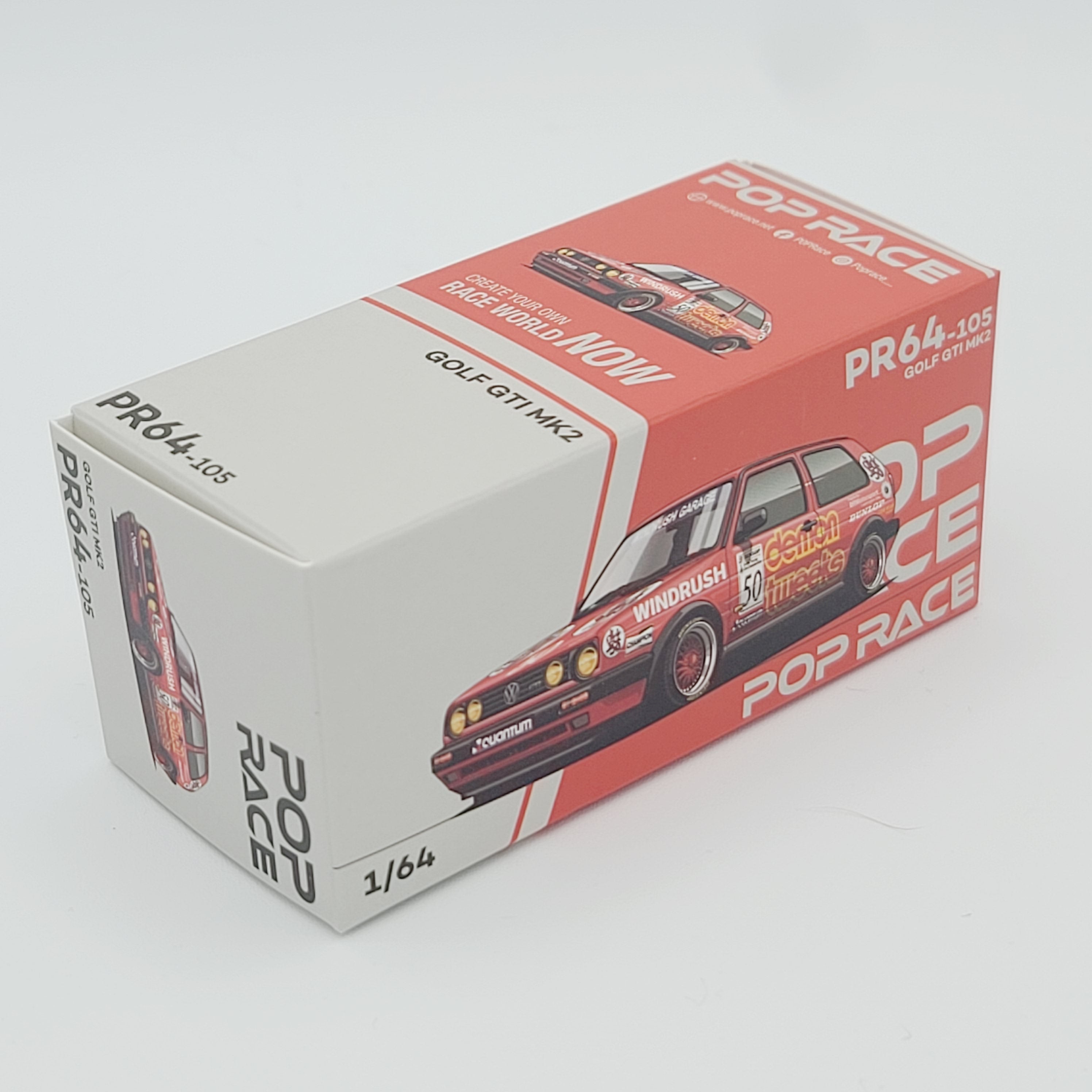 Pop Race Volkswagen Golf GTI MKII - 1:64, Demon Tweeks (2025 Limited Edition)