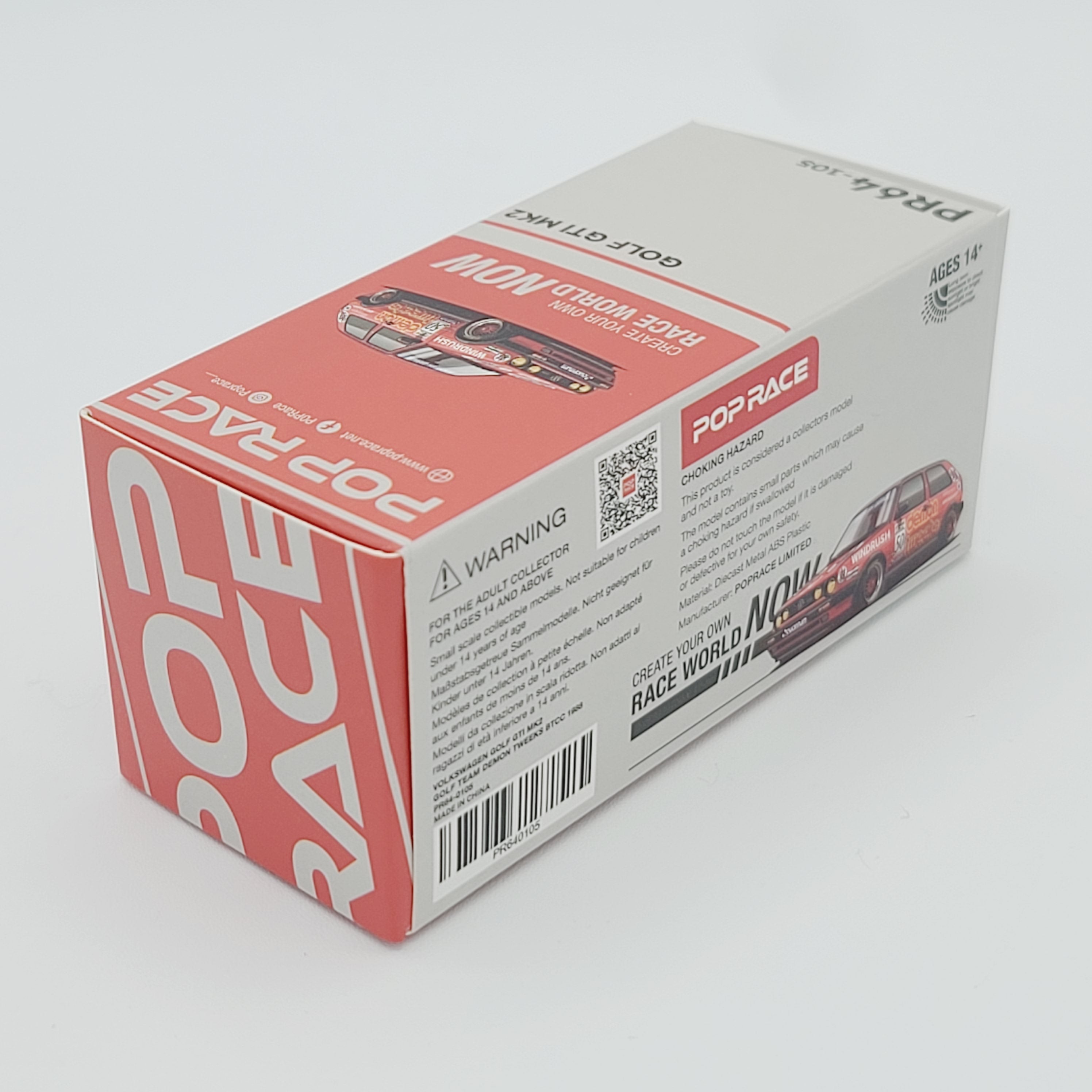 Pop Race Volkswagen Golf GTI MKII - 1:64, Demon Tweeks (2025 Limited Edition)