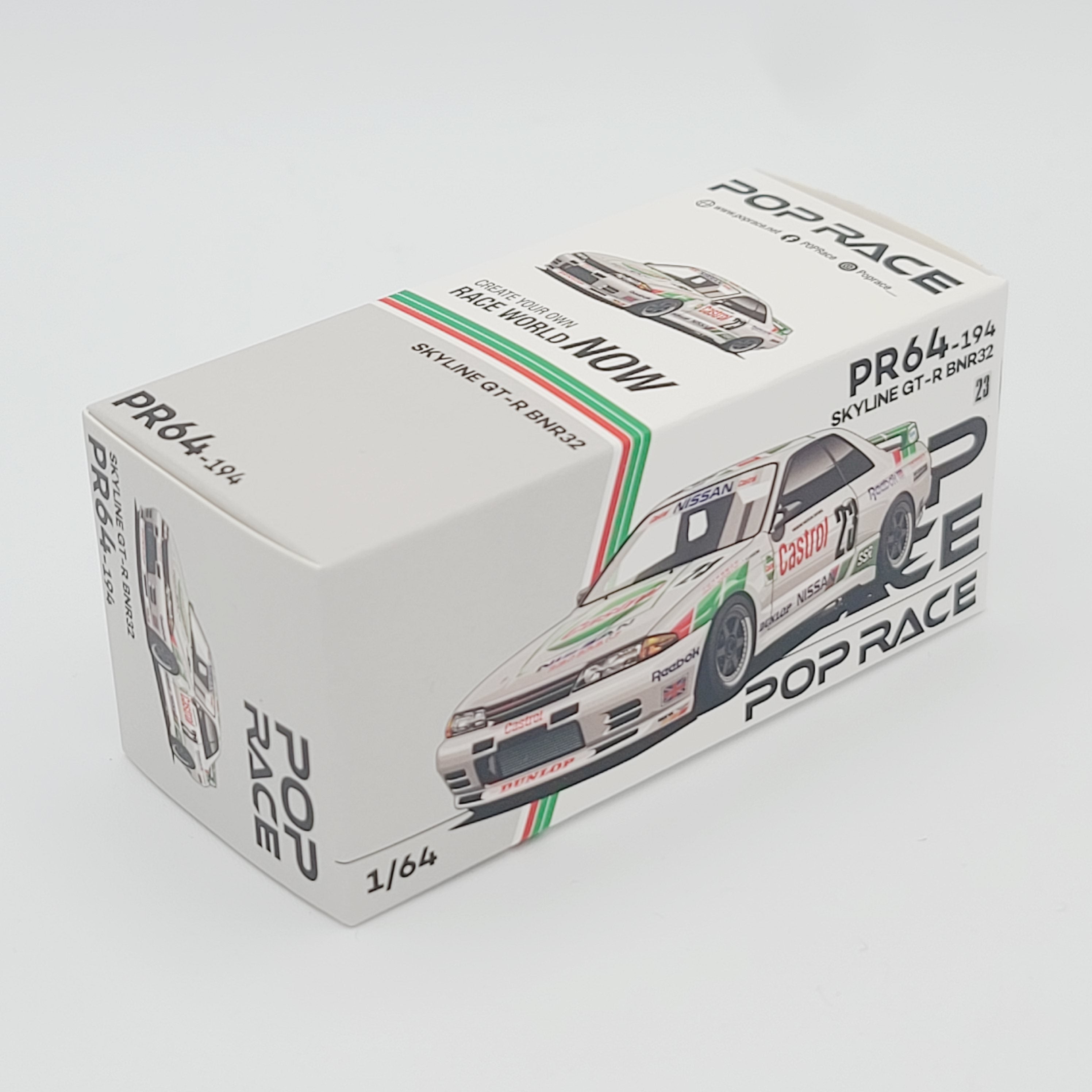Pop Race Nissan Skyline GT-R R32 - 1:64, Castrol Oil (2025 Limited Edition)