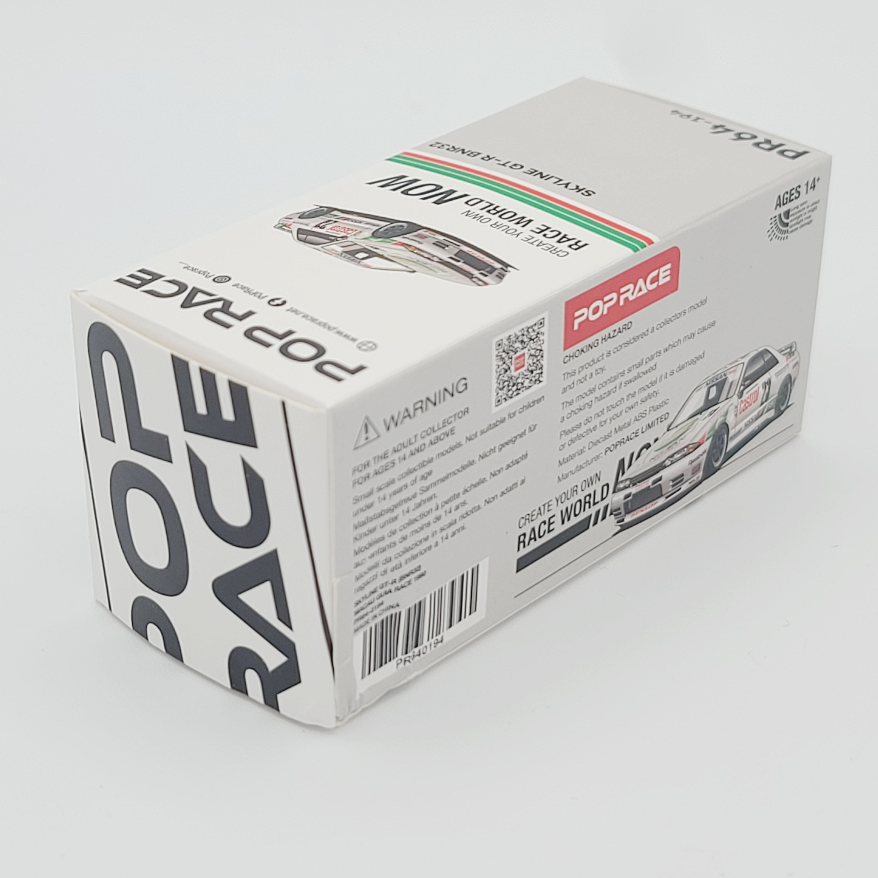 Pop Race Nissan Skyline GT-R R32 - 1:64, Castrol Oil (2025 Limited Edition)