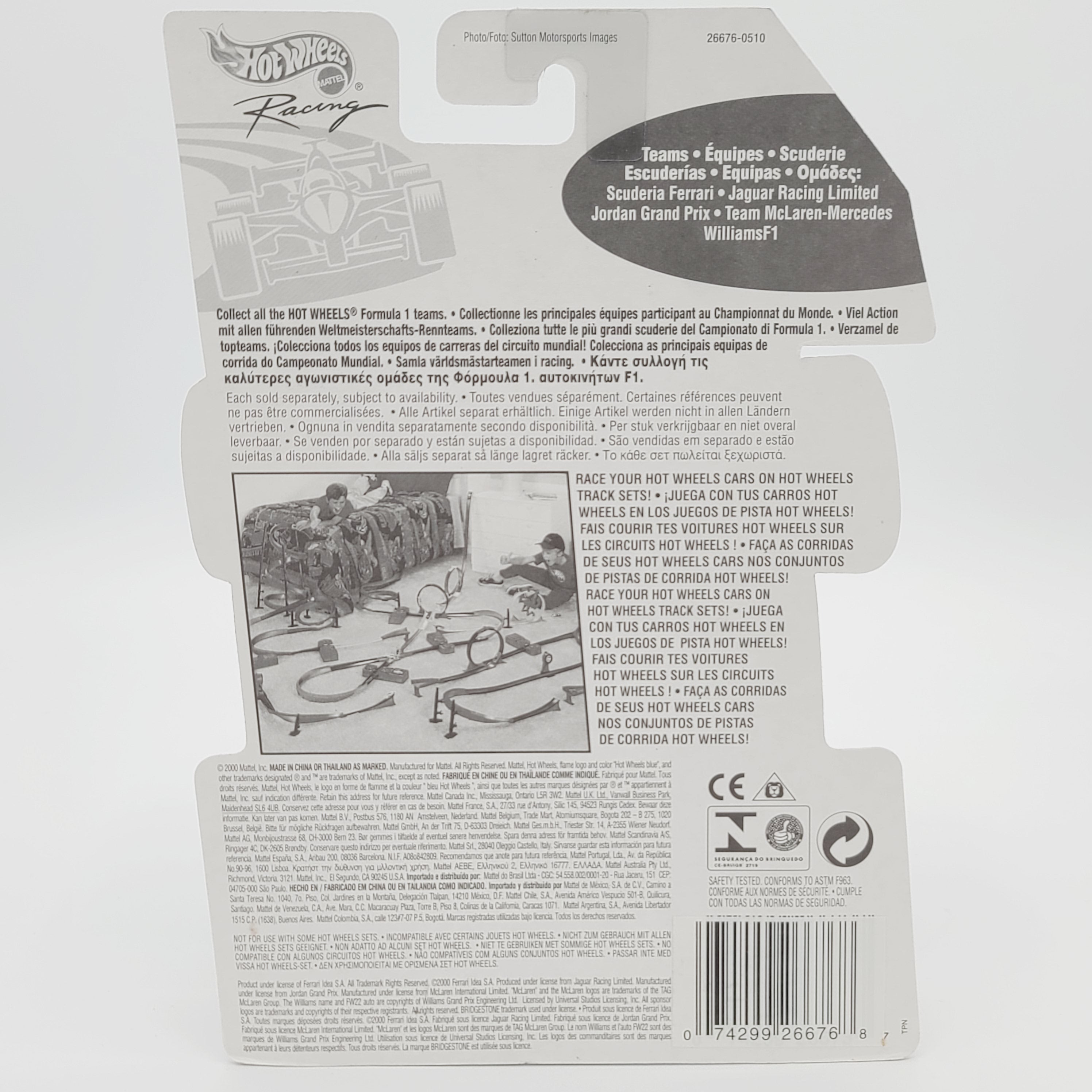 Hot Wheels McLaren F1 Race Car (2000 Grand Prix - Formula ONE)