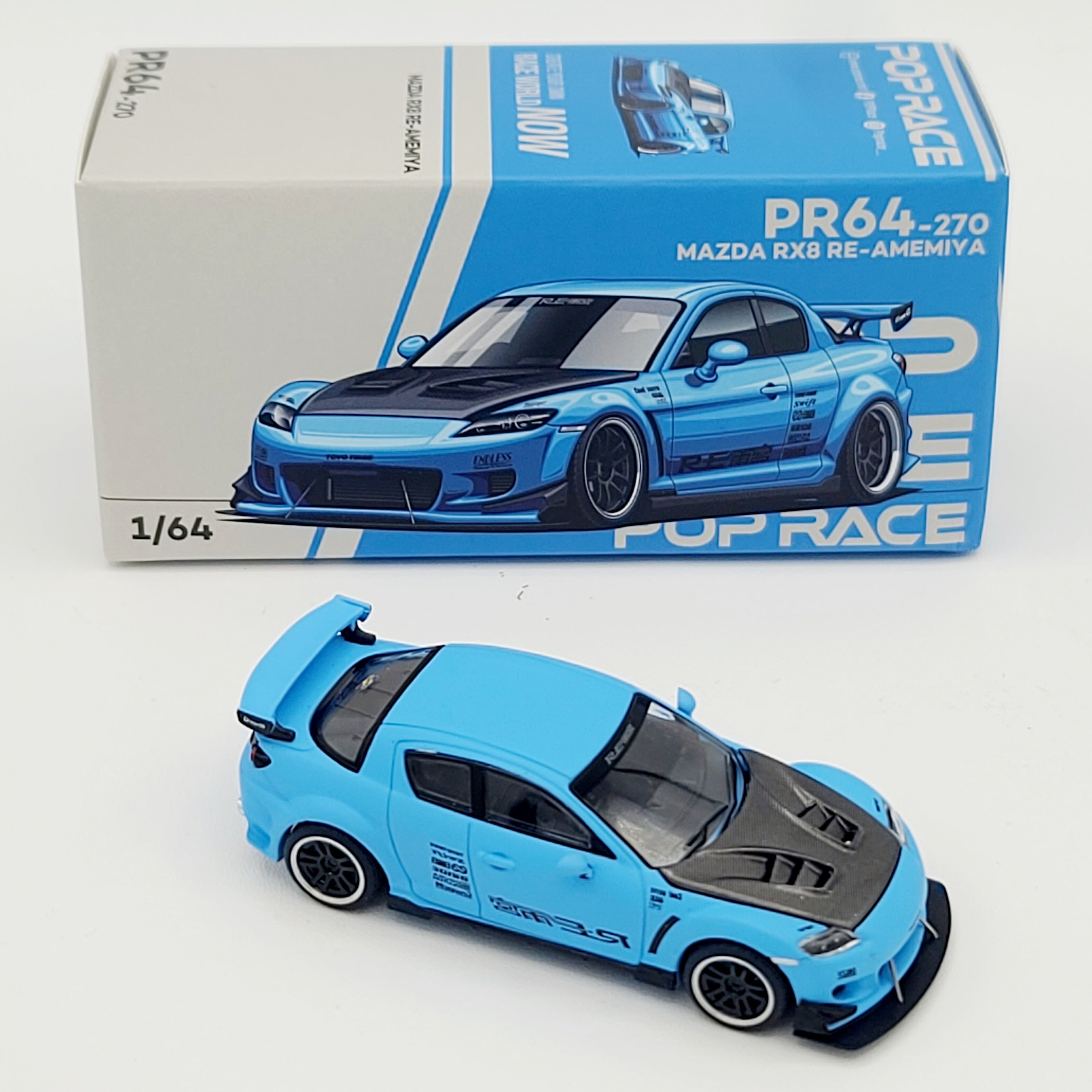 Pop Race Mazda RX-8 Re-Amemiya - 1:64 (2026 Limited Edition)