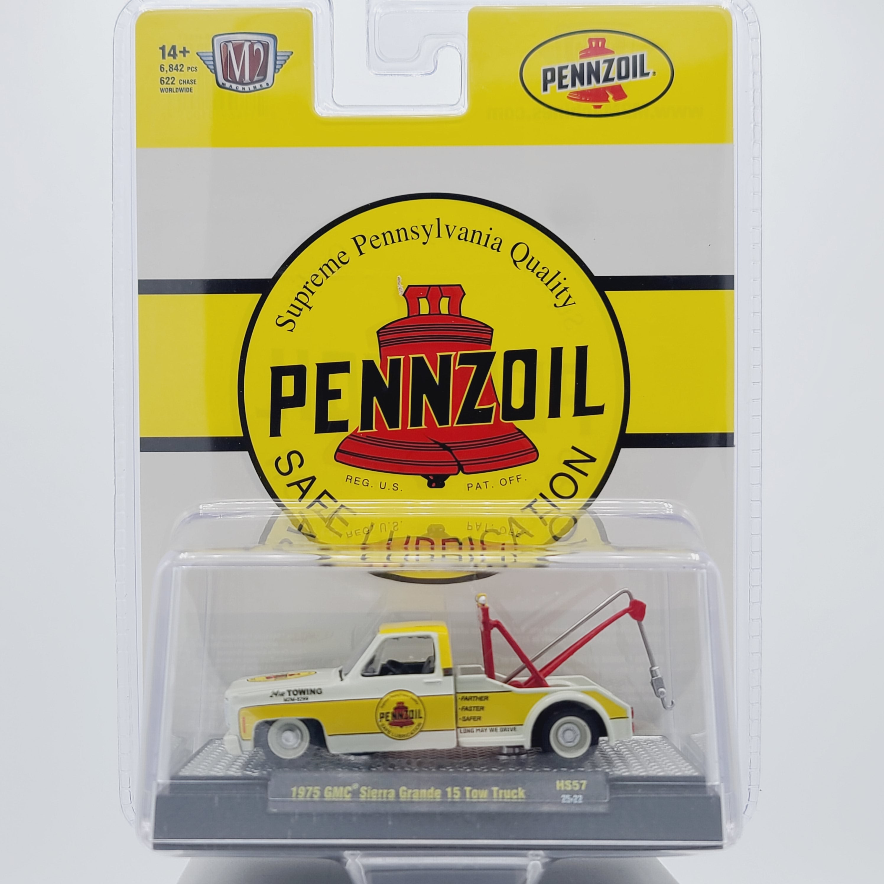 M2 Machines '75 GMC Sierra Grande 15 Tow Truck - 1:64, Pennzoil (2026