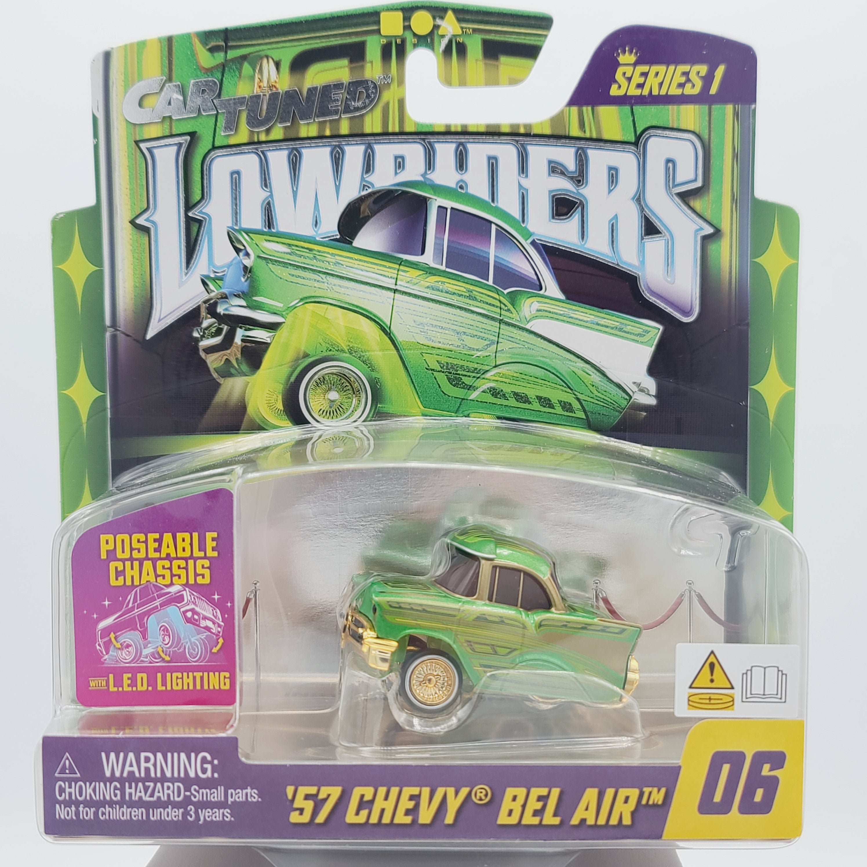 MGA Car Tuned - Lowriders Show Glow Series 1 - Full Set (8 Cars)