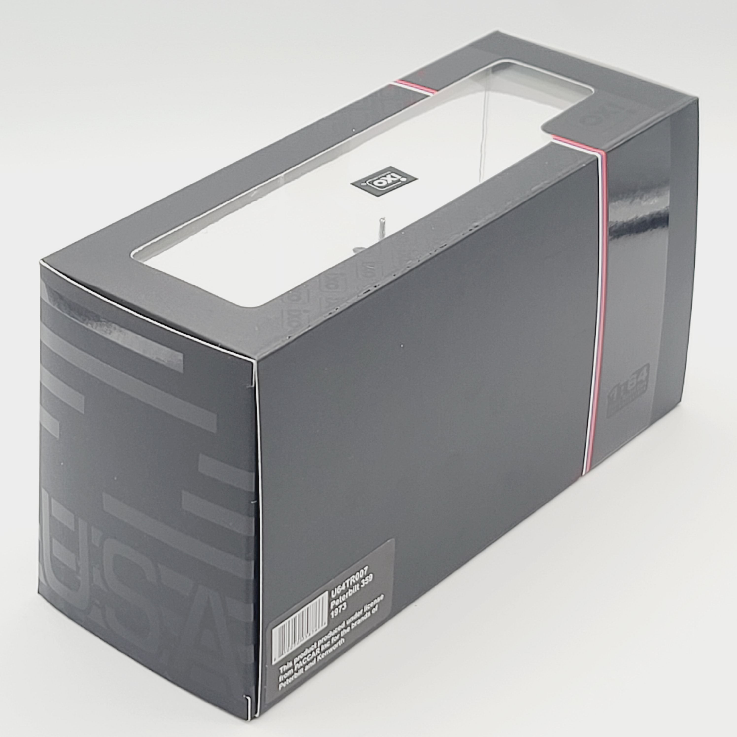 iXO Model Cars '73 Peterbilt 359 Semi Truck Cab - 1:64, Black & Lime (2026)