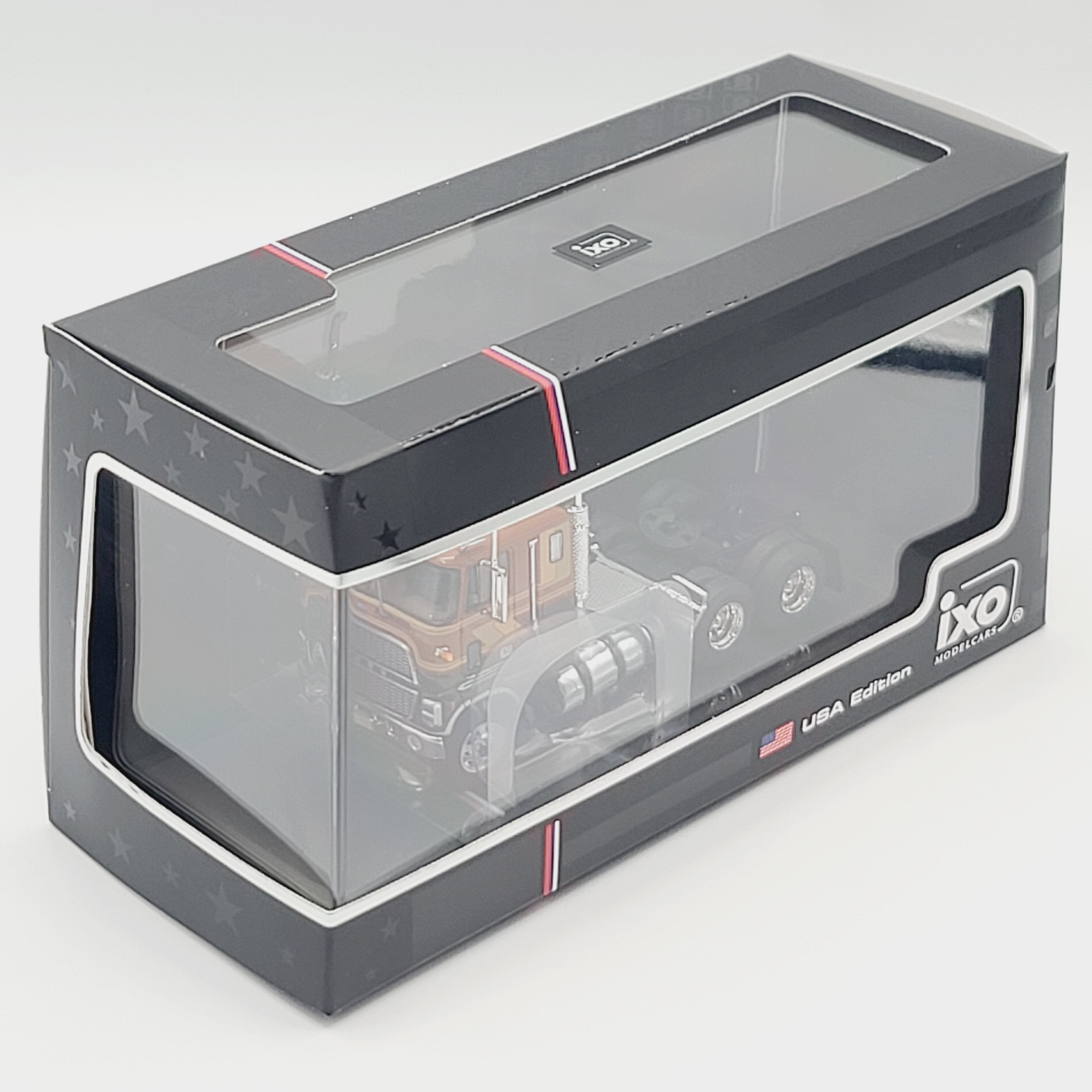 iXO Model Cars Ford COE 9000 Semi Truck Cab - 1:64, Brown & Tan (2026)