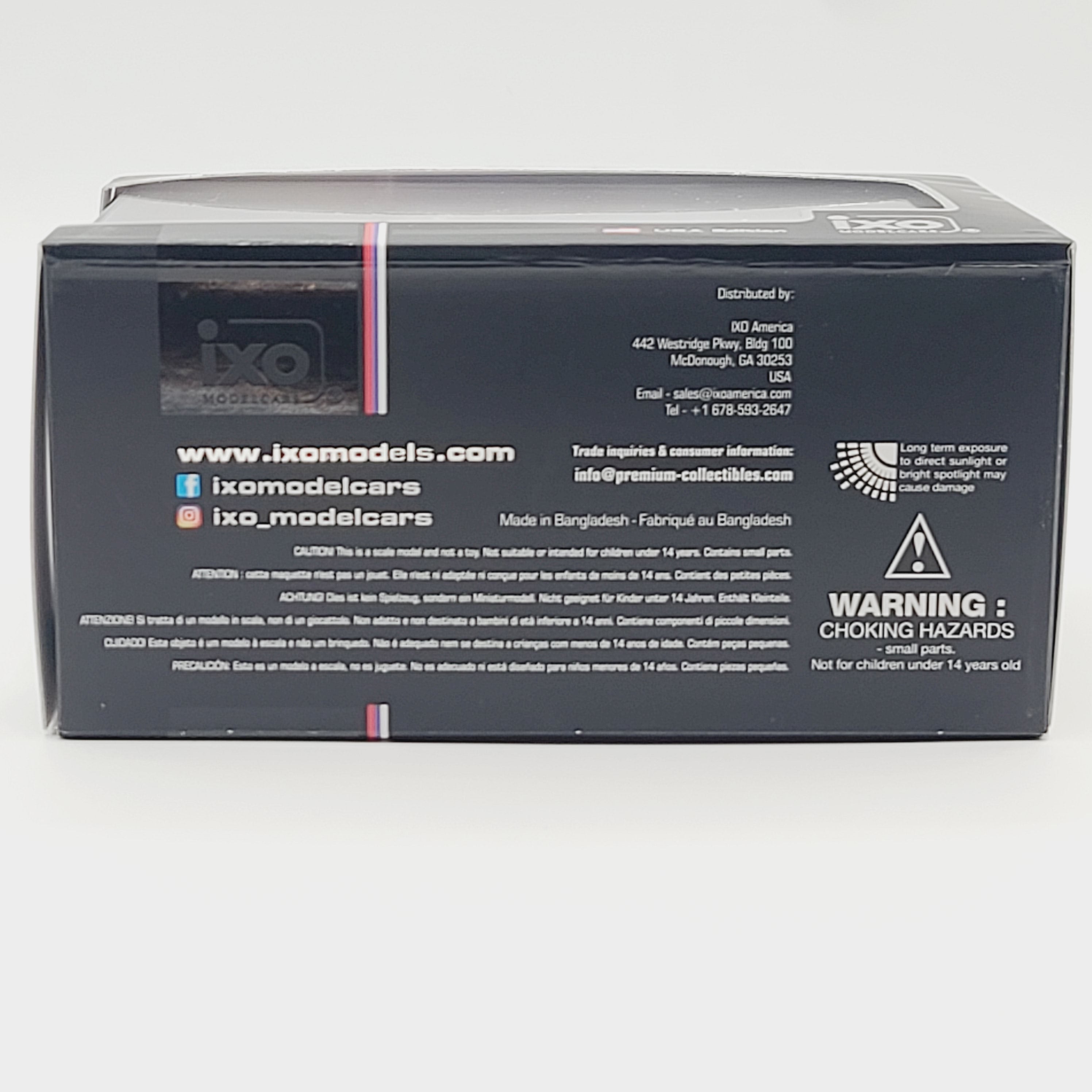 iXO Model Cars '76 Kenworth K100 Aerodyne Semi Truck Cab - 1:64, Black & Pink (2026)