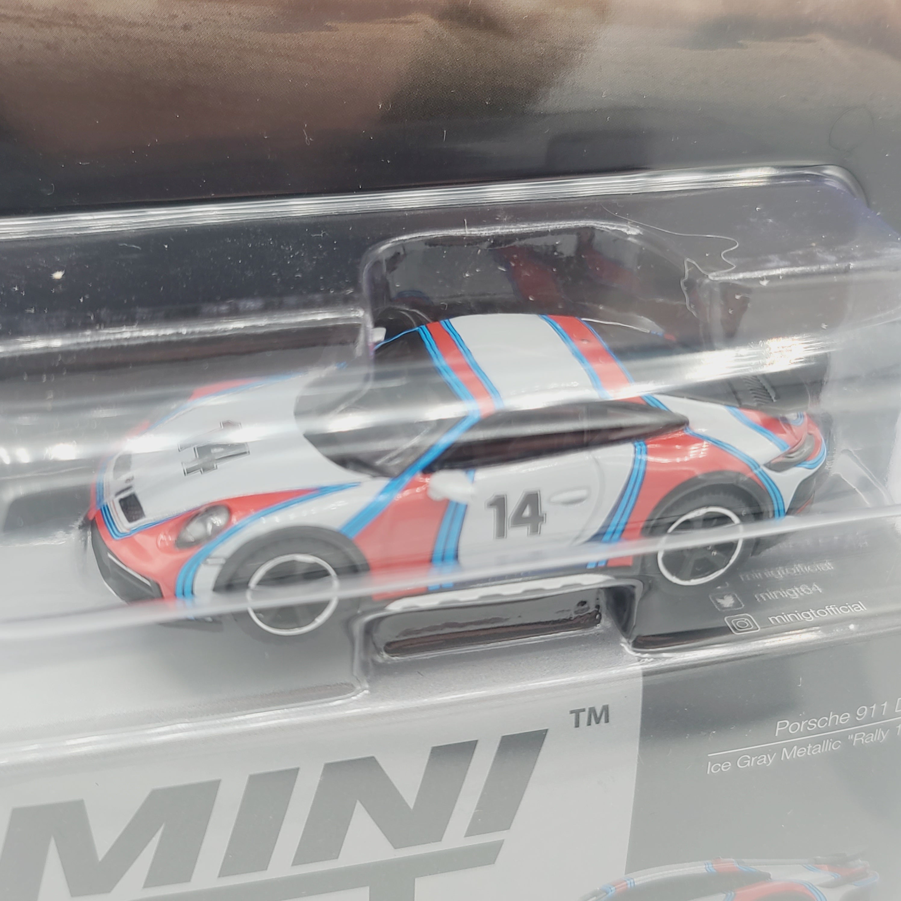 Mini GT Porsche 911 Dakar - 1:64, Ice Grey 