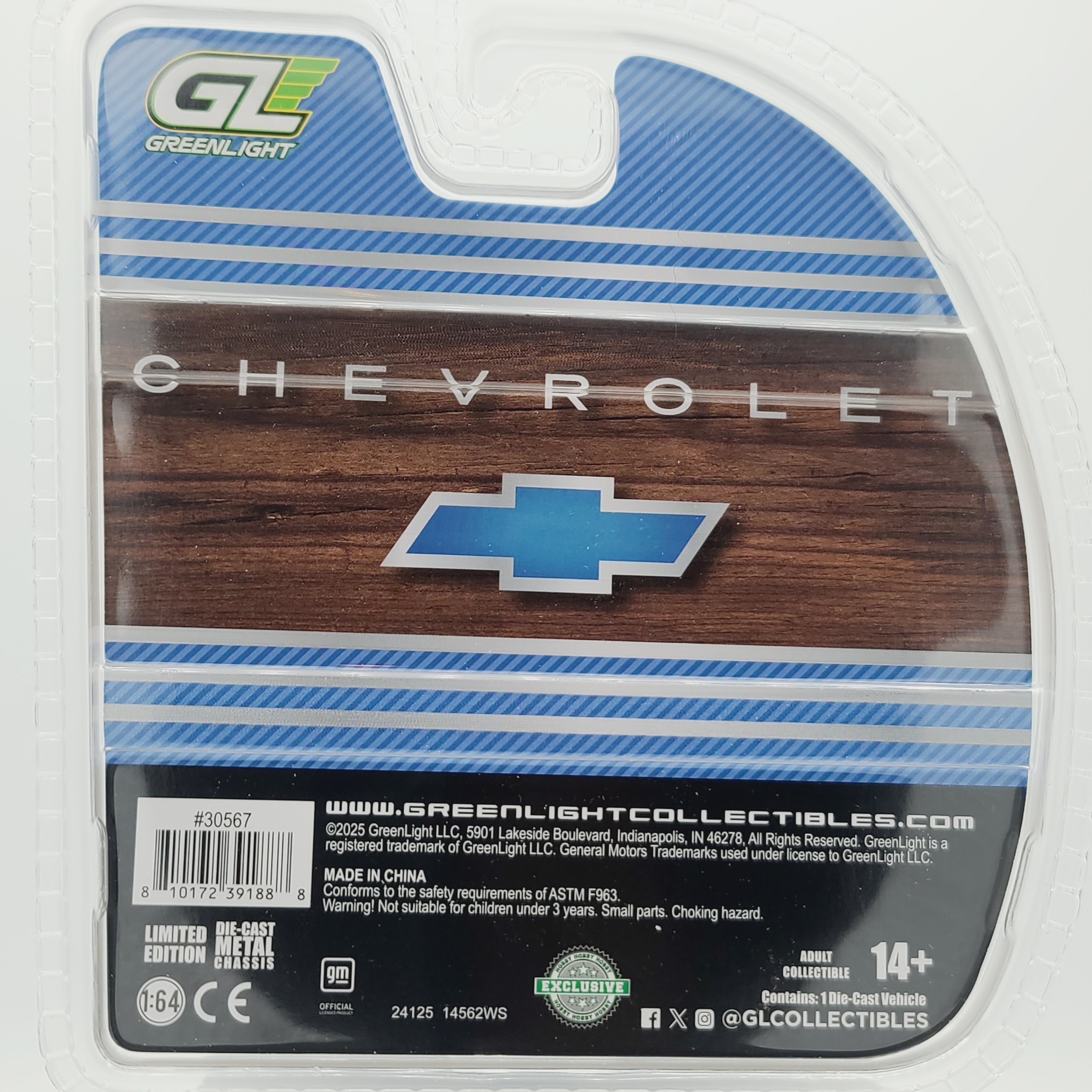 GreenLight '72 Chevy Cheyenne C10 Short Bed - 1:64, Electric Blue (2026 Hobby Exclusive)