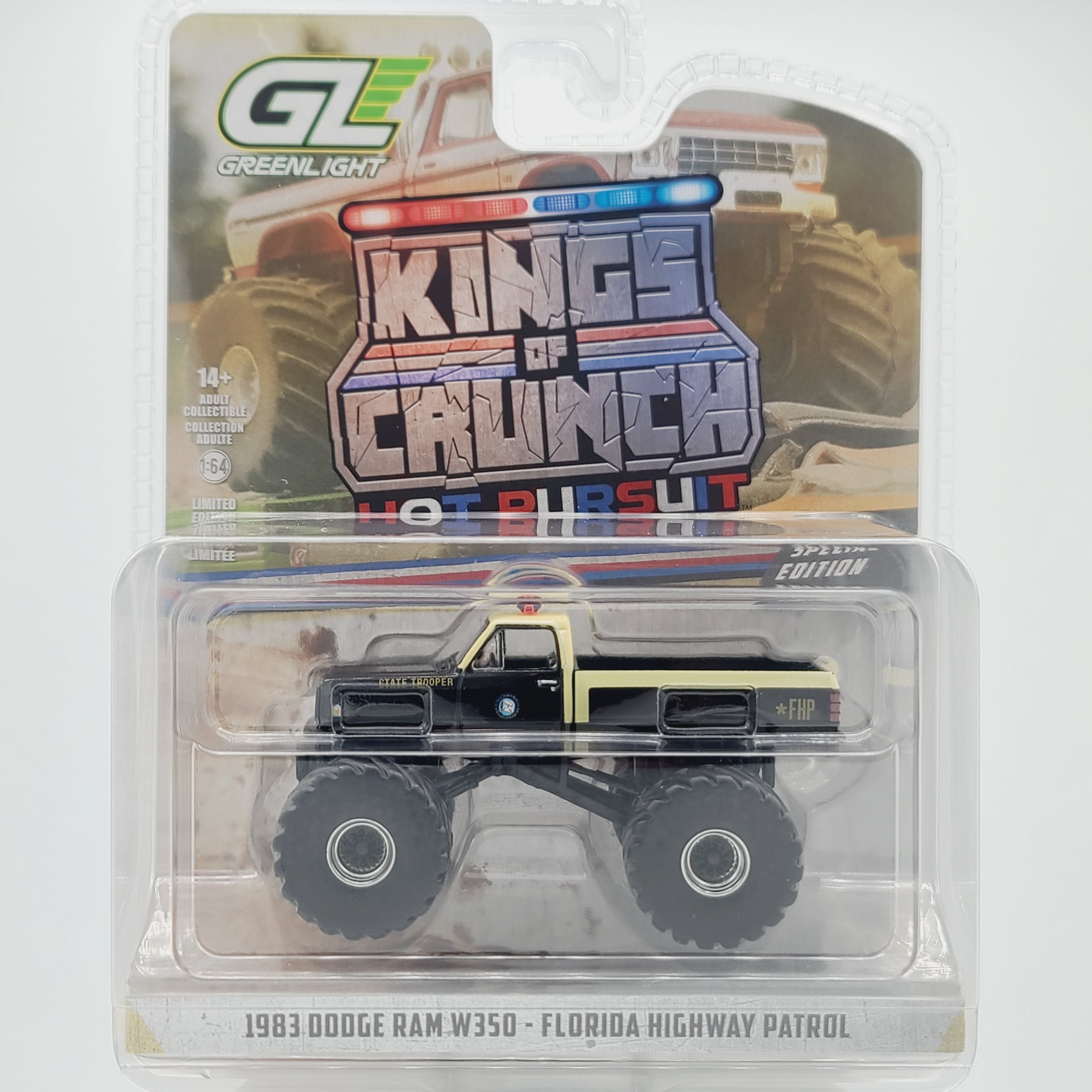 GreenLight - Kings of Crunch Special Edition Hot Pursuit - Complete Set of 6 - 1:64 scale