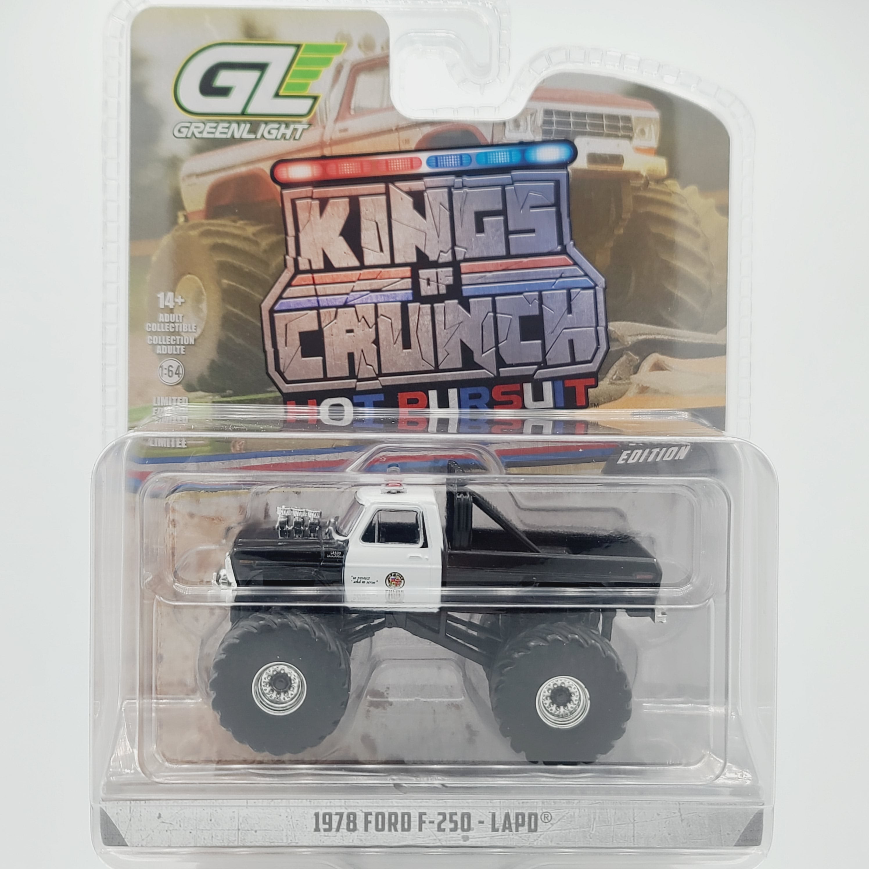 GreenLight - Kings of Crunch Special Edition Hot Pursuit - Complete Set of 6 - 1:64 scale