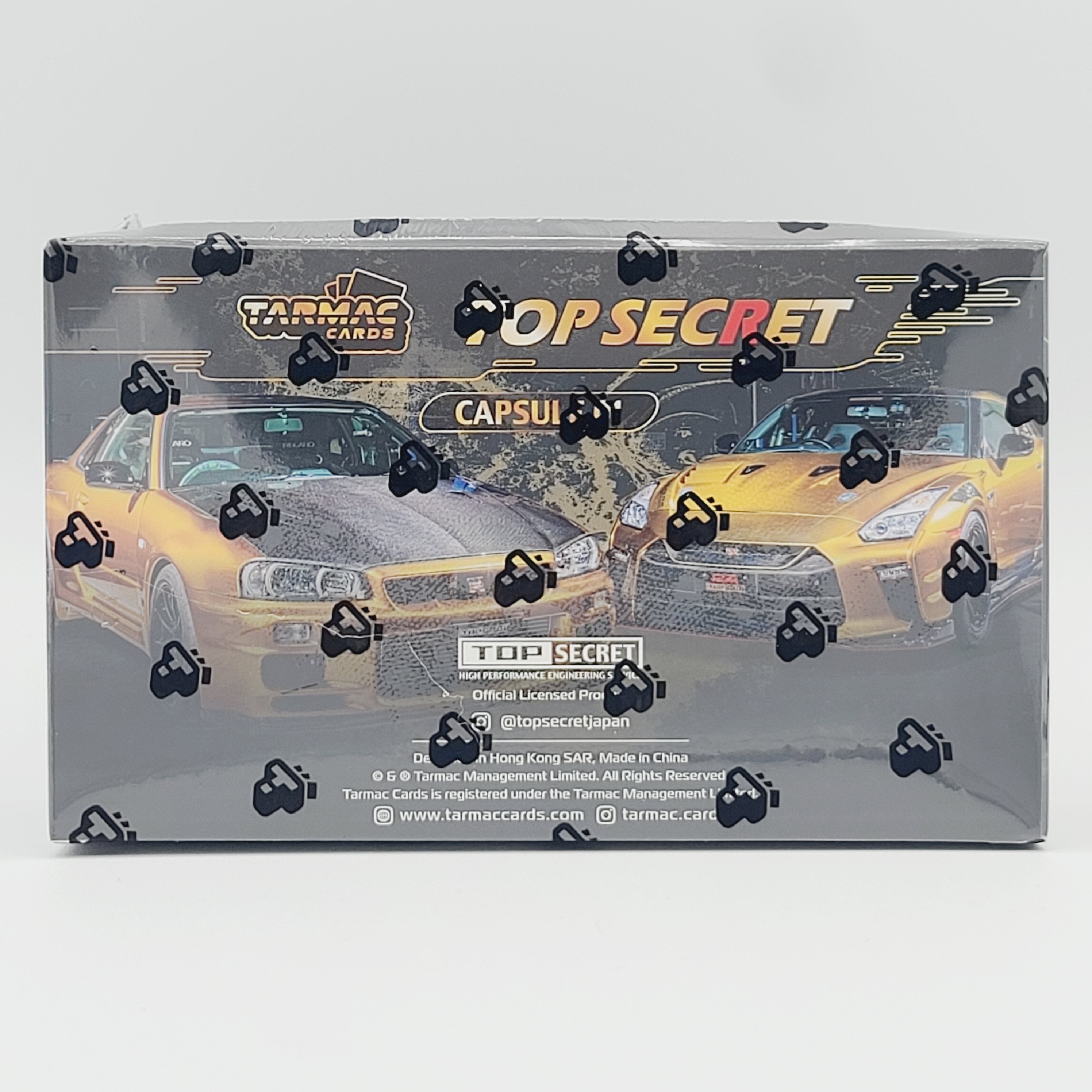 Tarmac Works Trading Cards - Top Secret Capsule 01 - Box (5 Packs, 20 Cards)