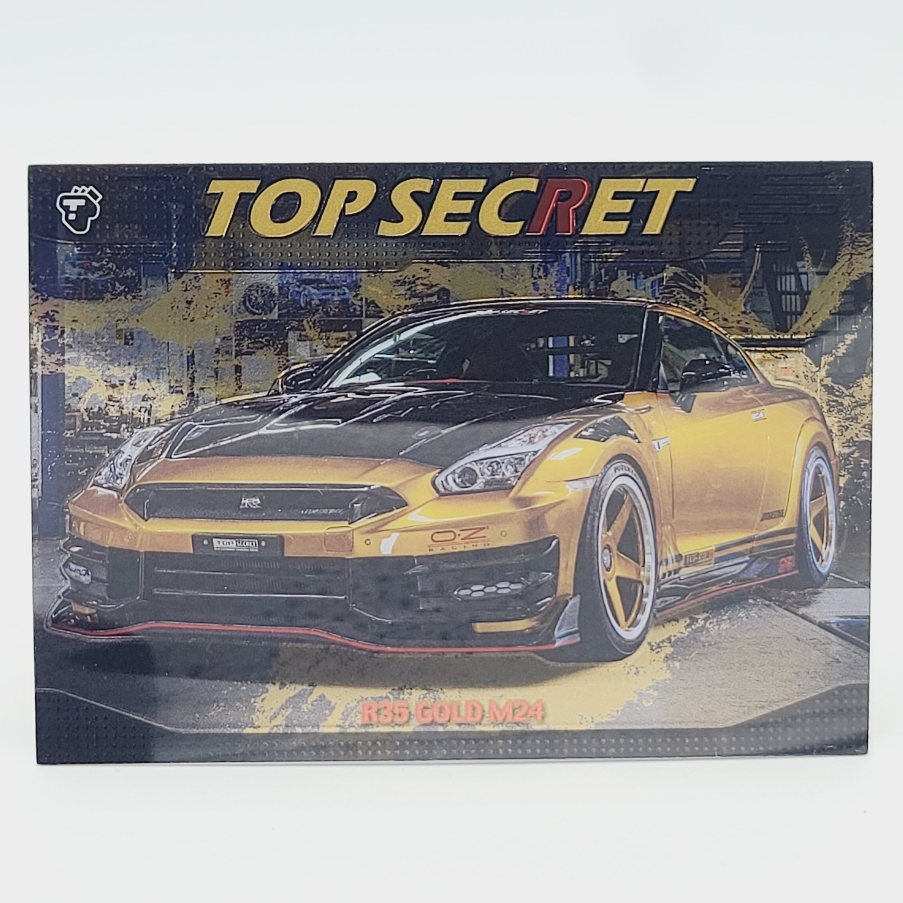 Mini GT Qube Carz Nissan GT-R R35 LB-Works Type 1, Rear Wing V1 - 1:64