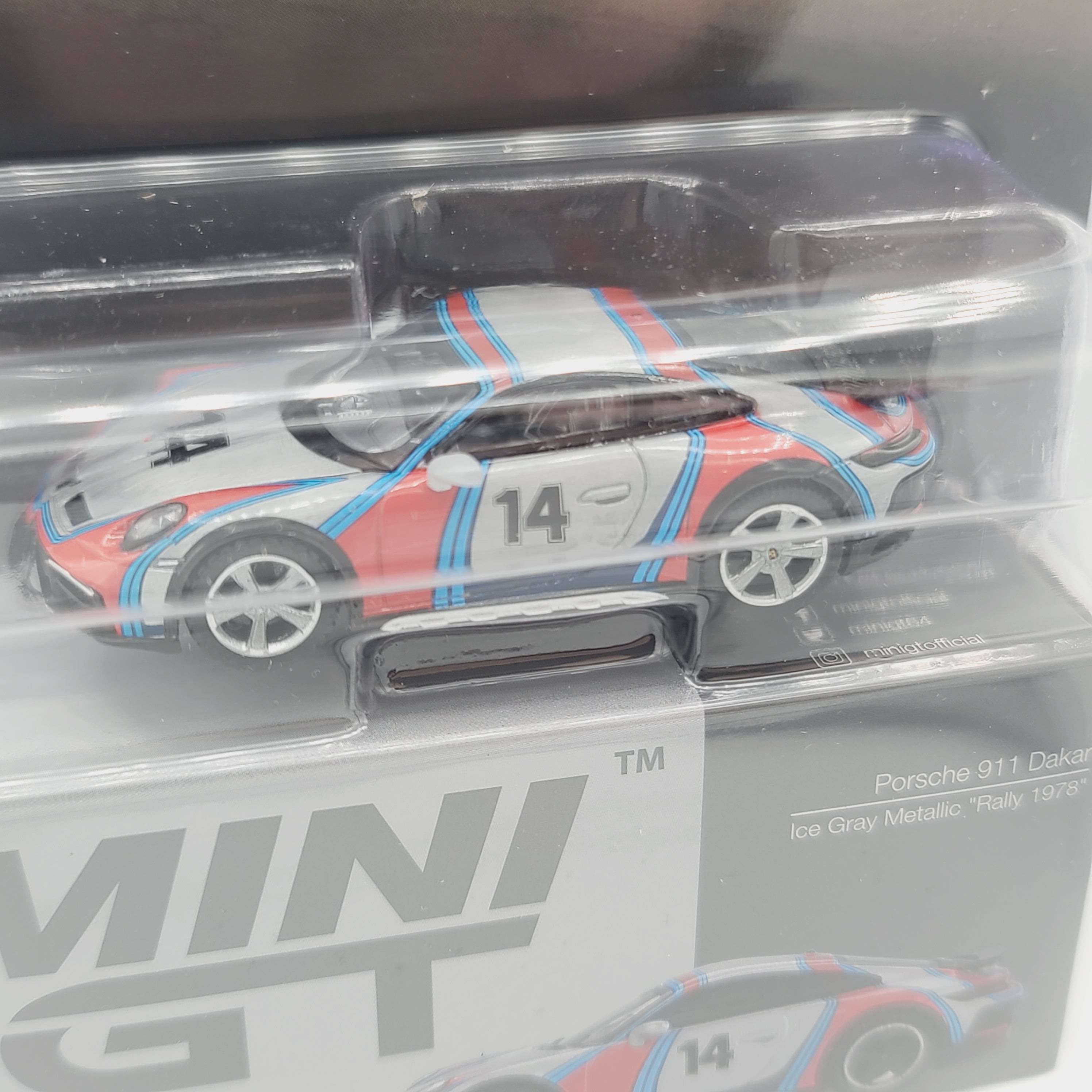 Mini GT - CHASE - Porsche 911 Dakar - 1:64, Ice Grey 
